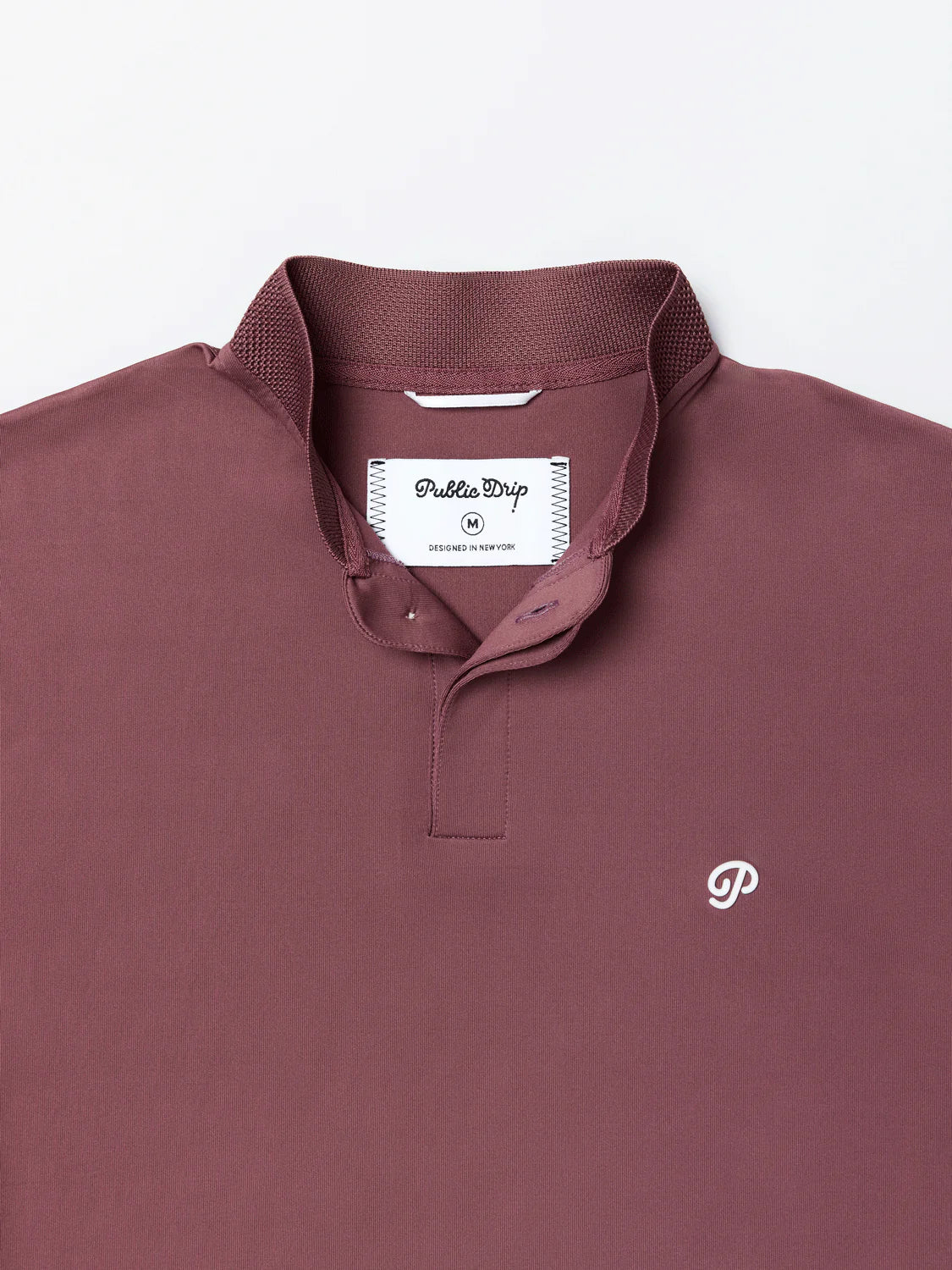 Public Drip Blade Polo - Mauve - Image 7