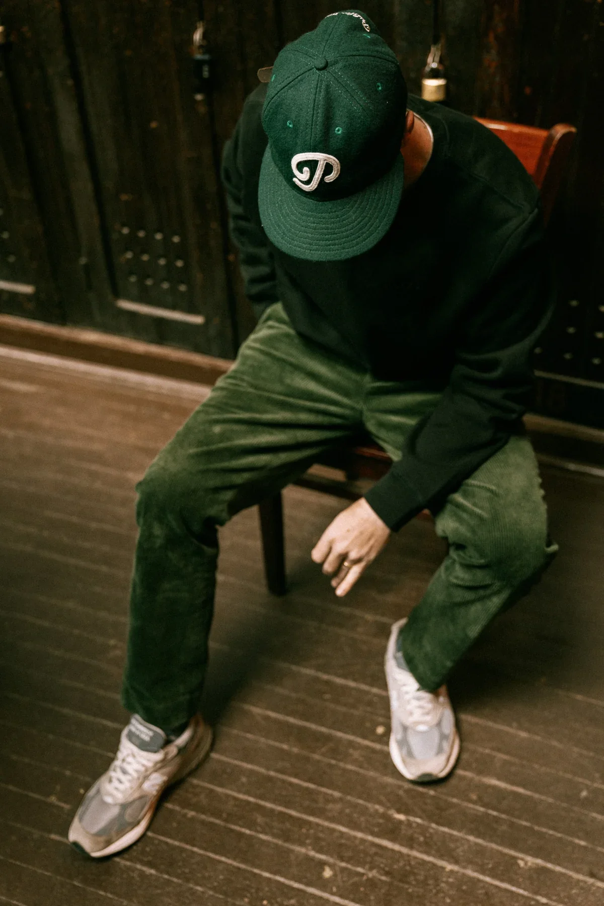 Public Drip Classic Baseball Cap - Forest Green - Image 6