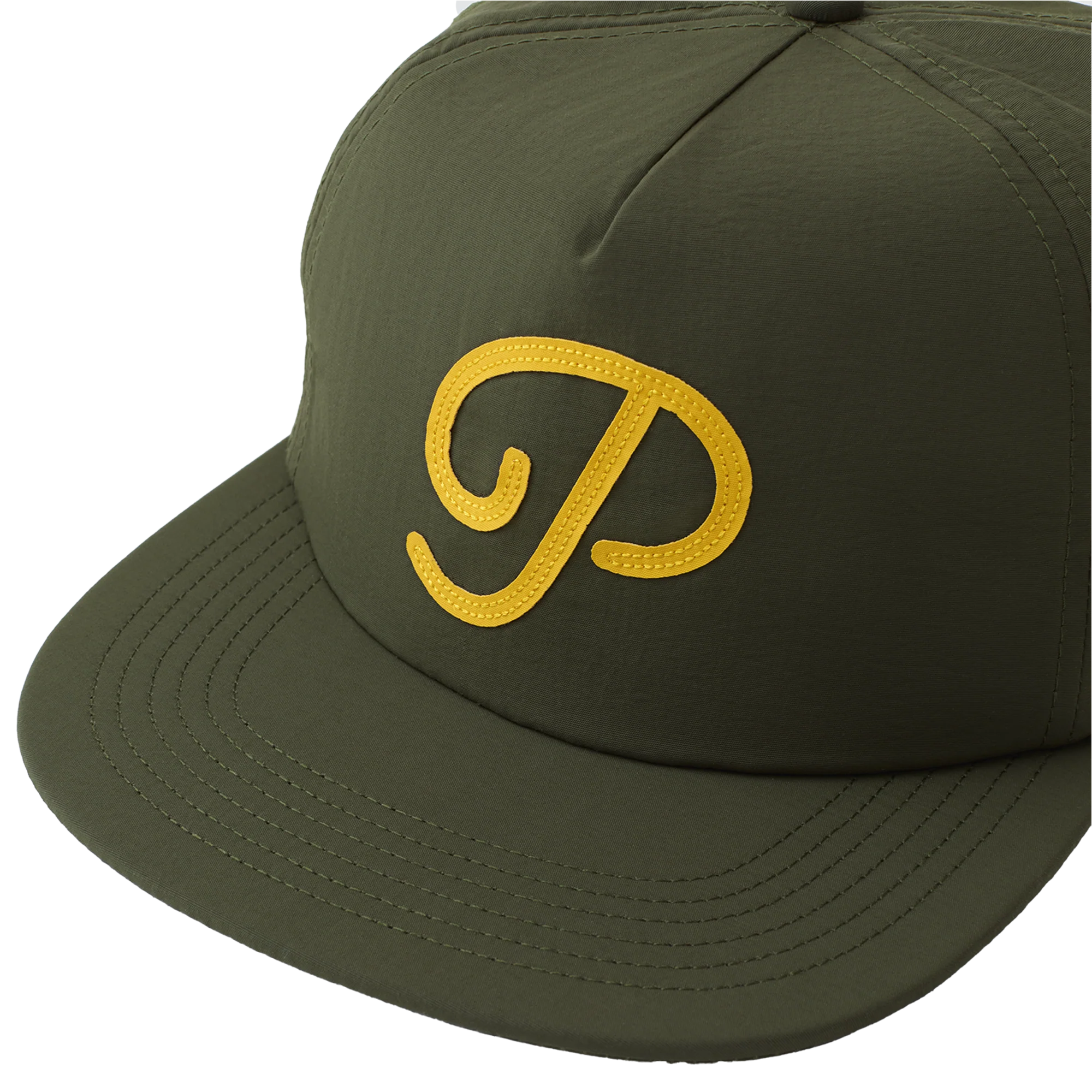 Public Drip "P" Script Nylon Snapback - Pine Grove - Image 2