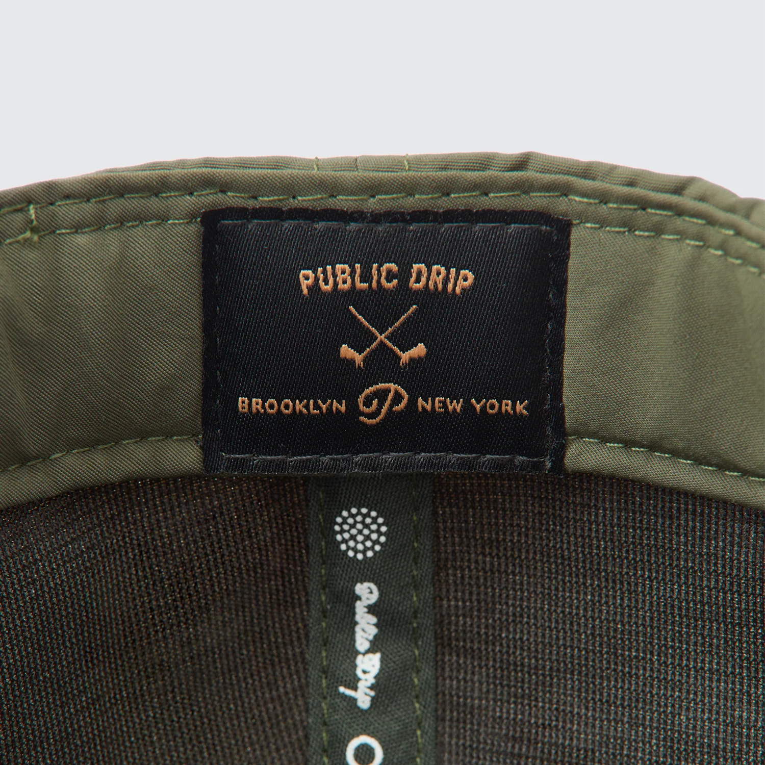 Public Drip "P" Script Nylon Snapback - Pine Grove - Image 5