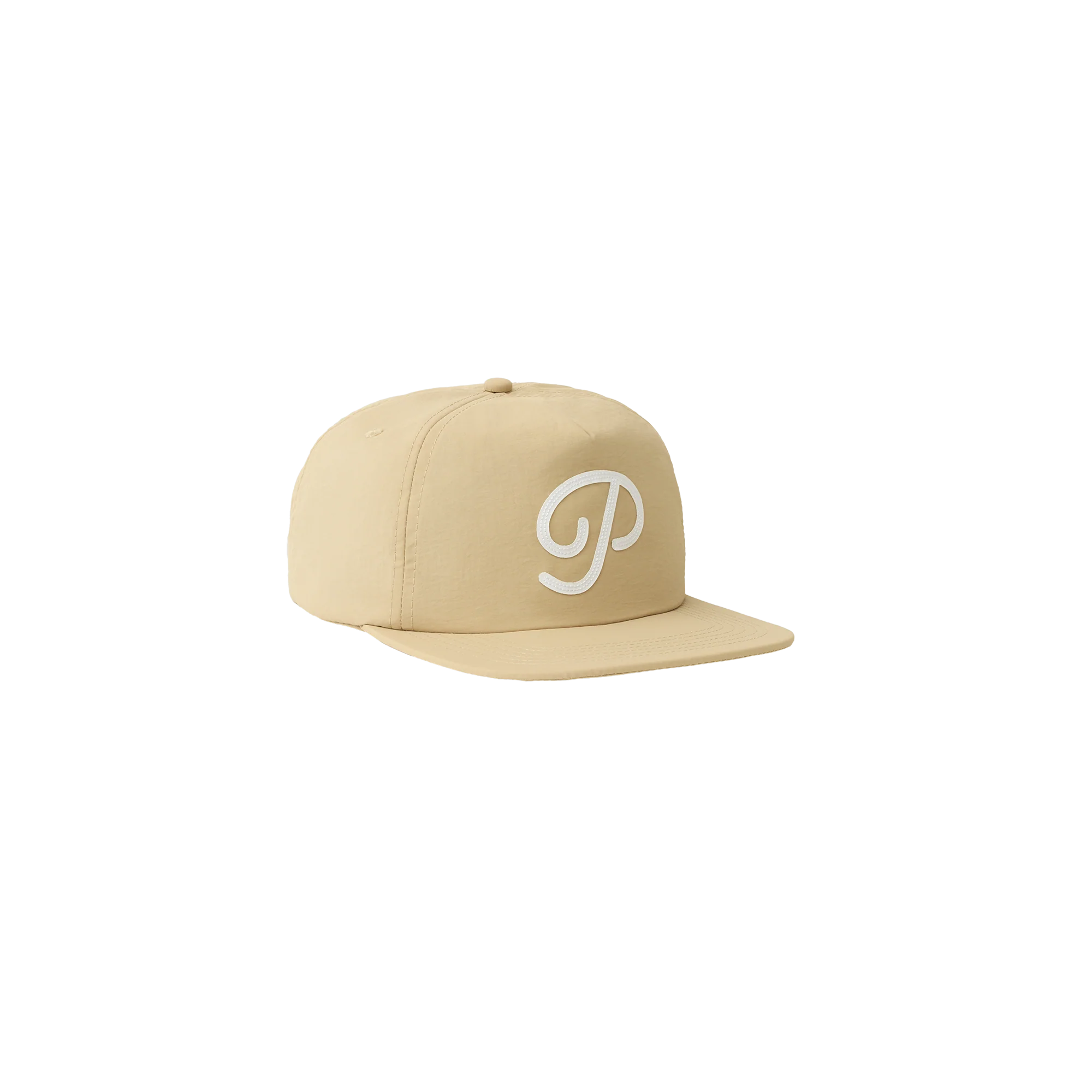 Public Drip "P" Script Nylon Snapback - Sand