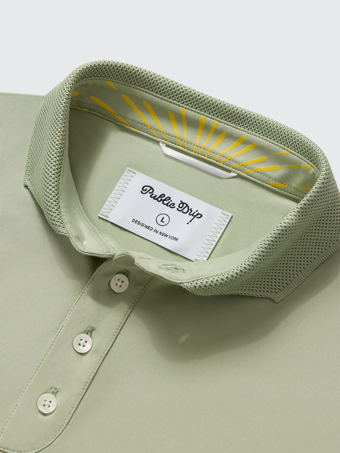 Public Drip Public Athlete Polo - Sage - Image 6