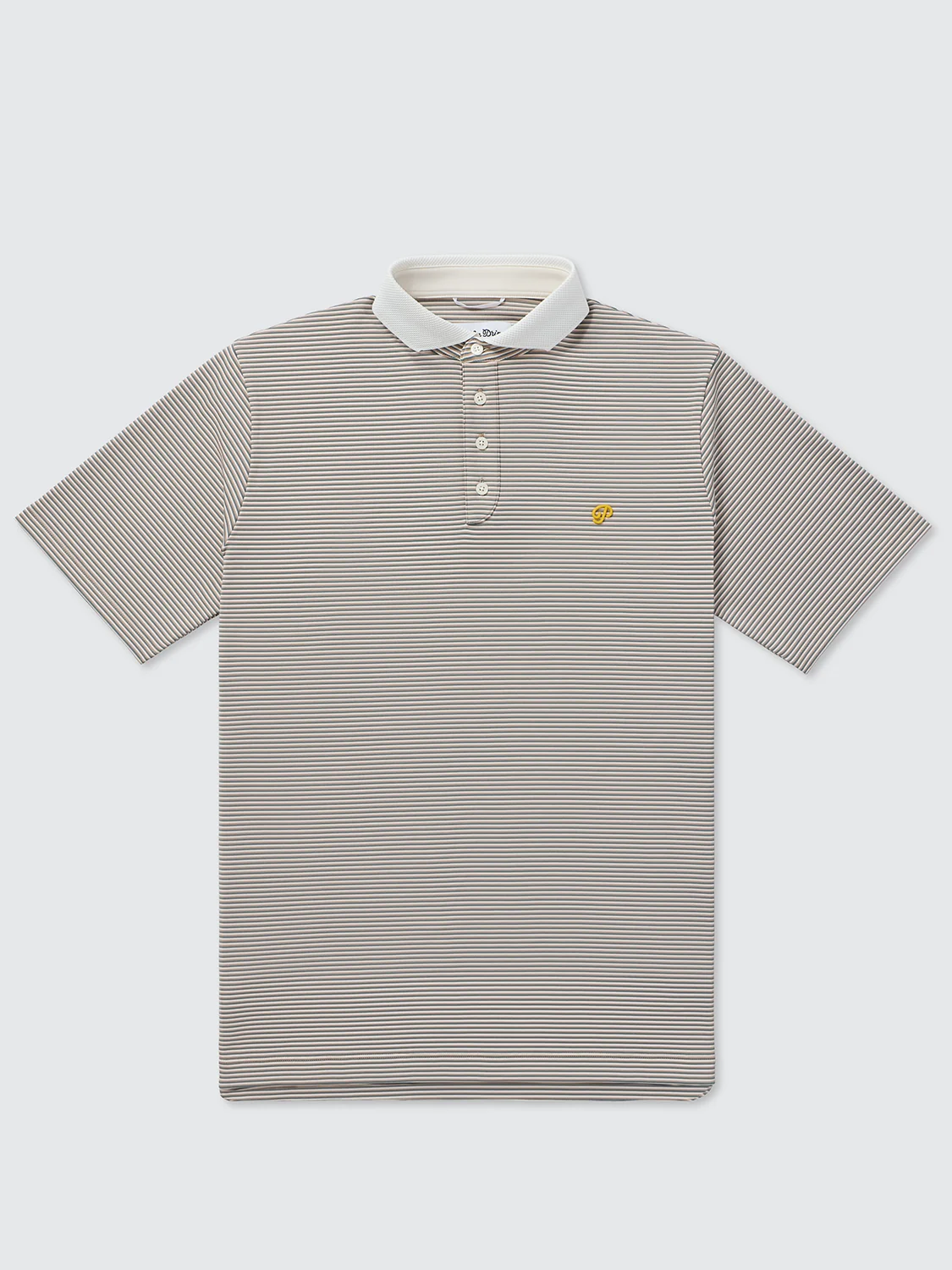 Public Drip Public Athlete Striped Polo - Navy/Cream - Image 7