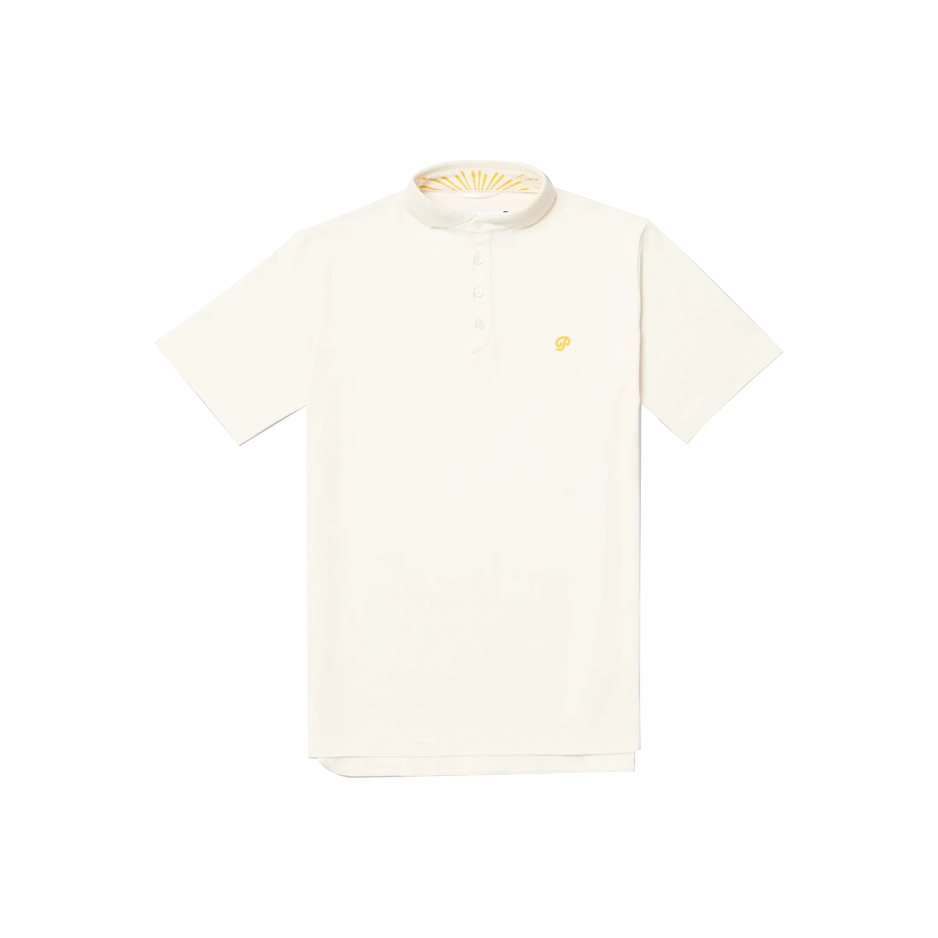 Public Drip Solid Polo - Cream