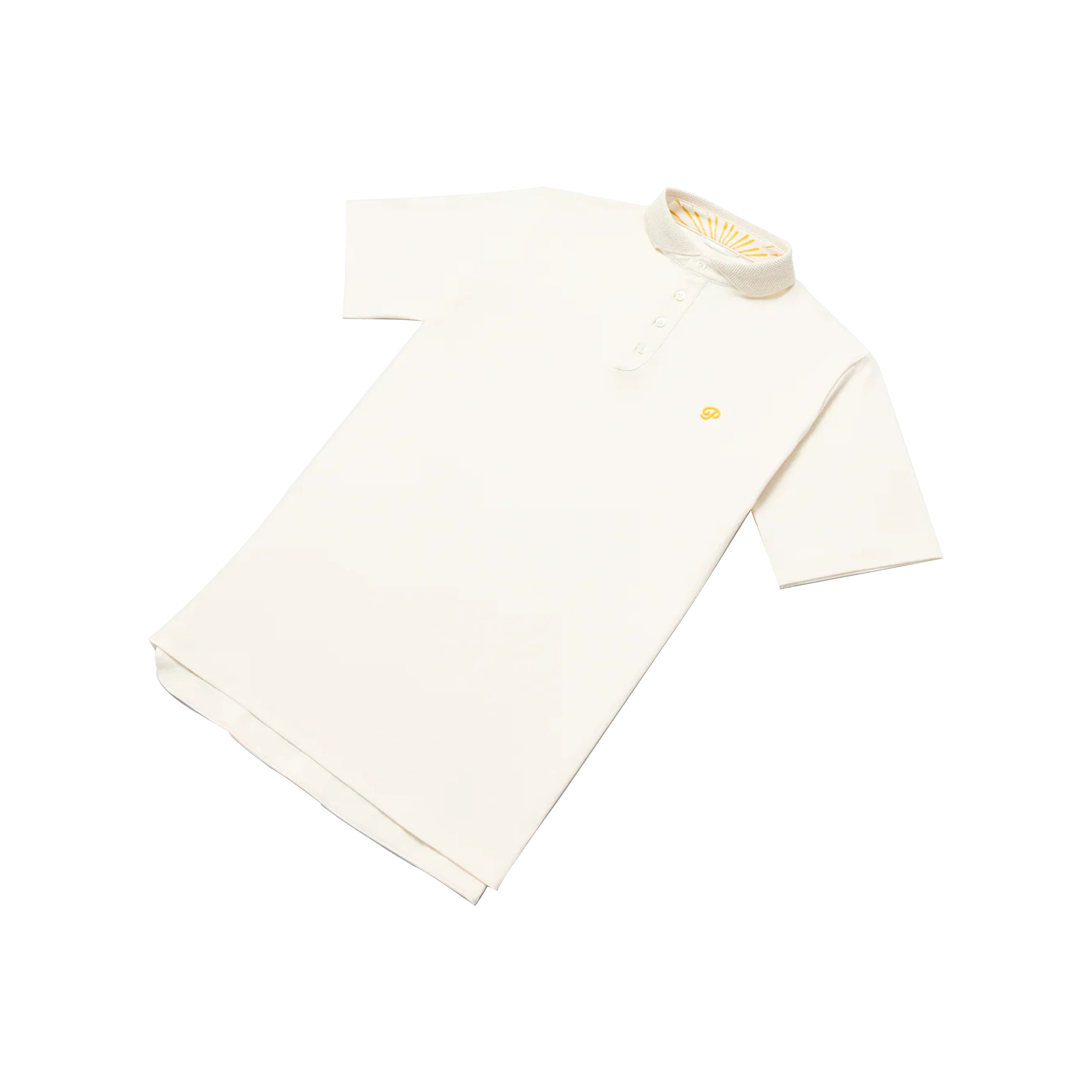 Public Drip Solid Polo - Cream - Image 2