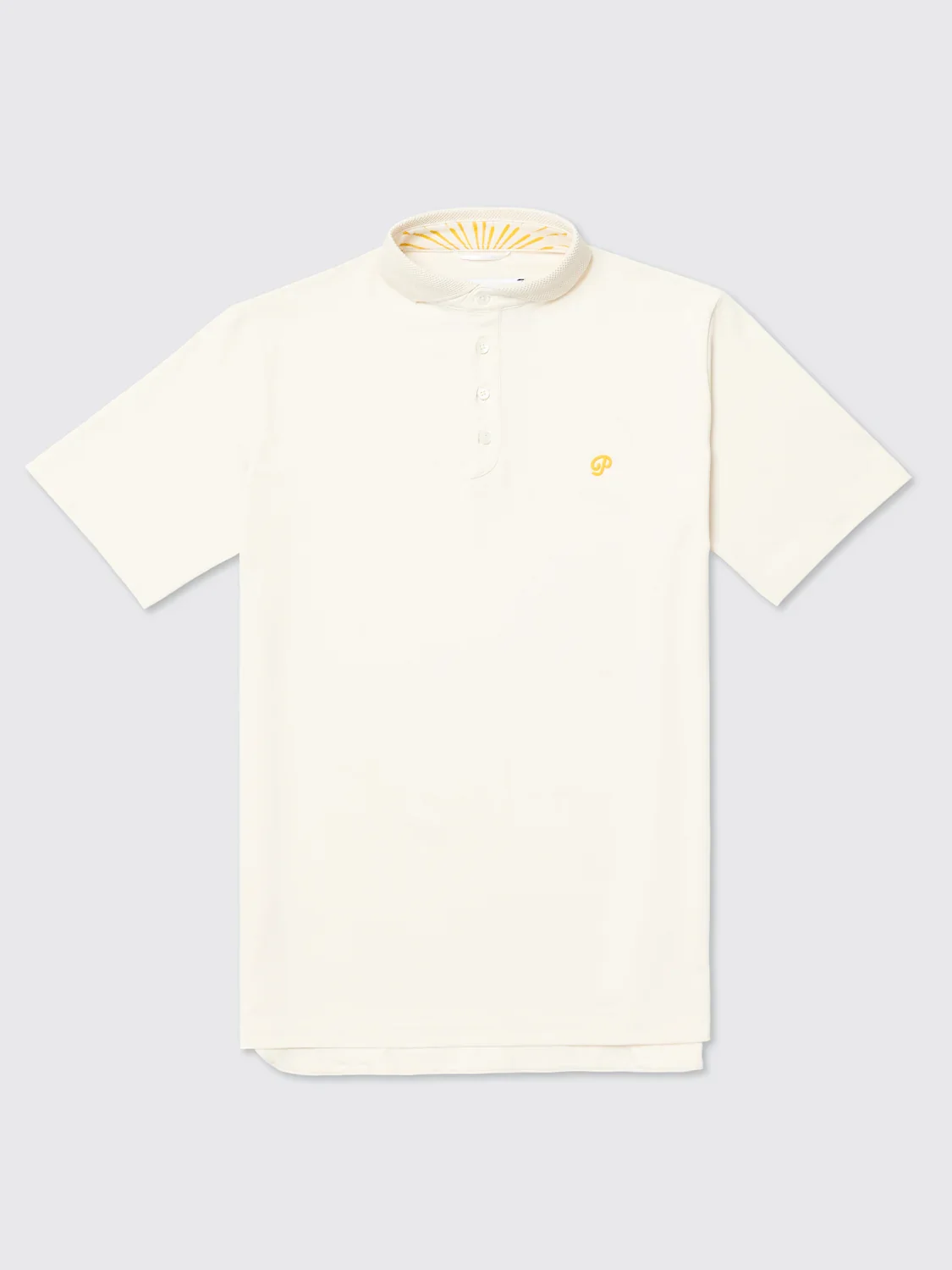 Public Drip Solid Polo - Cream - Image 3