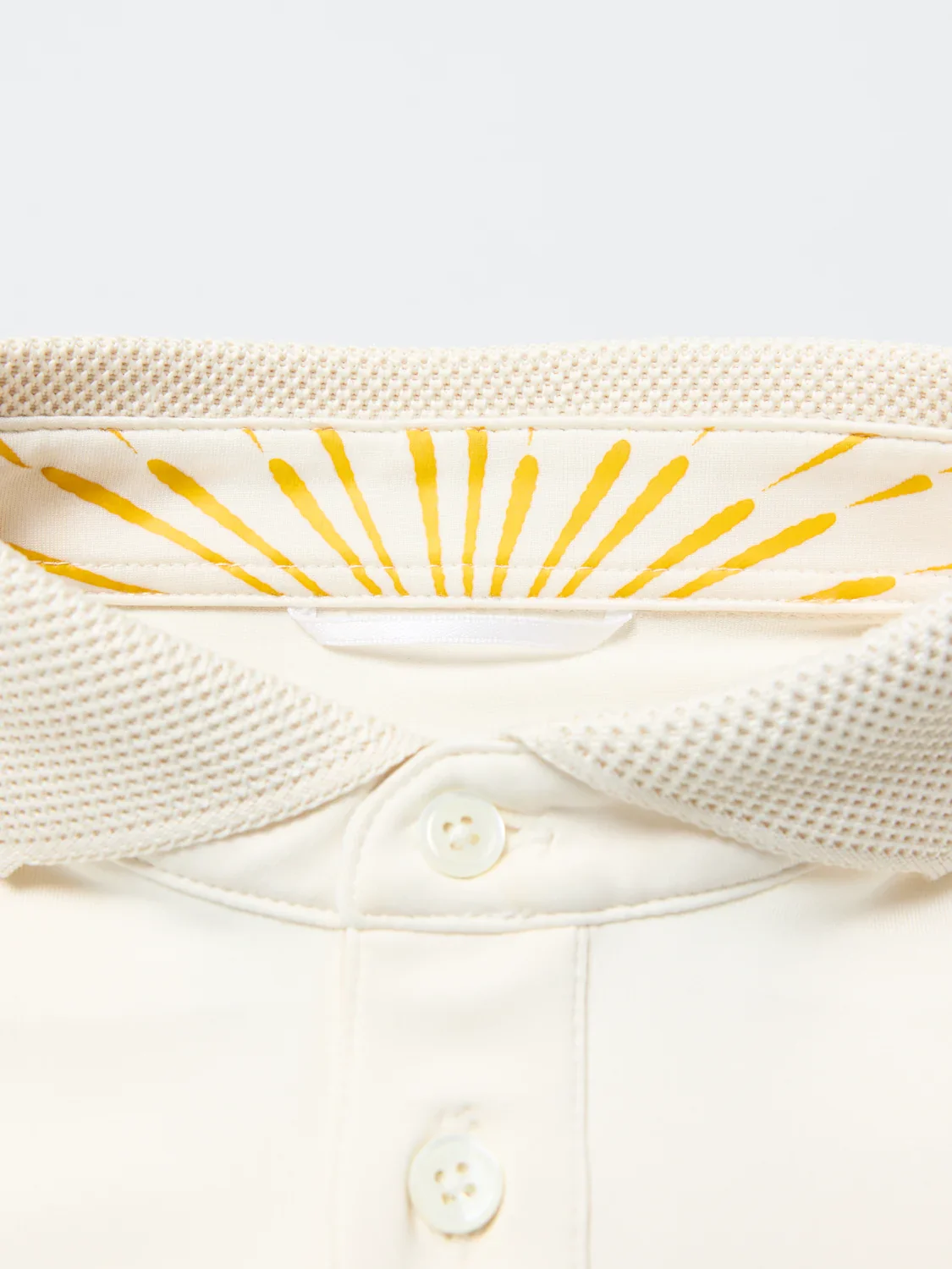 Public Drip Solid Polo - Cream - Image 8