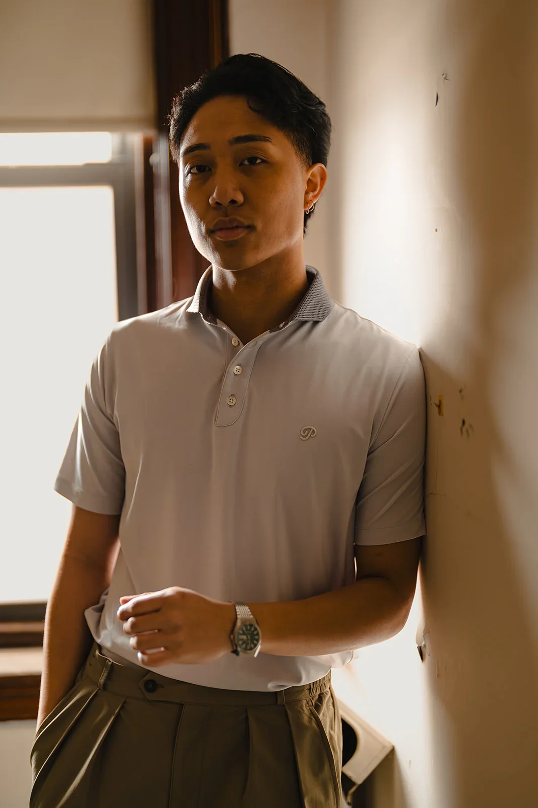 Public Drip Solid Polo - Storm - Image 4