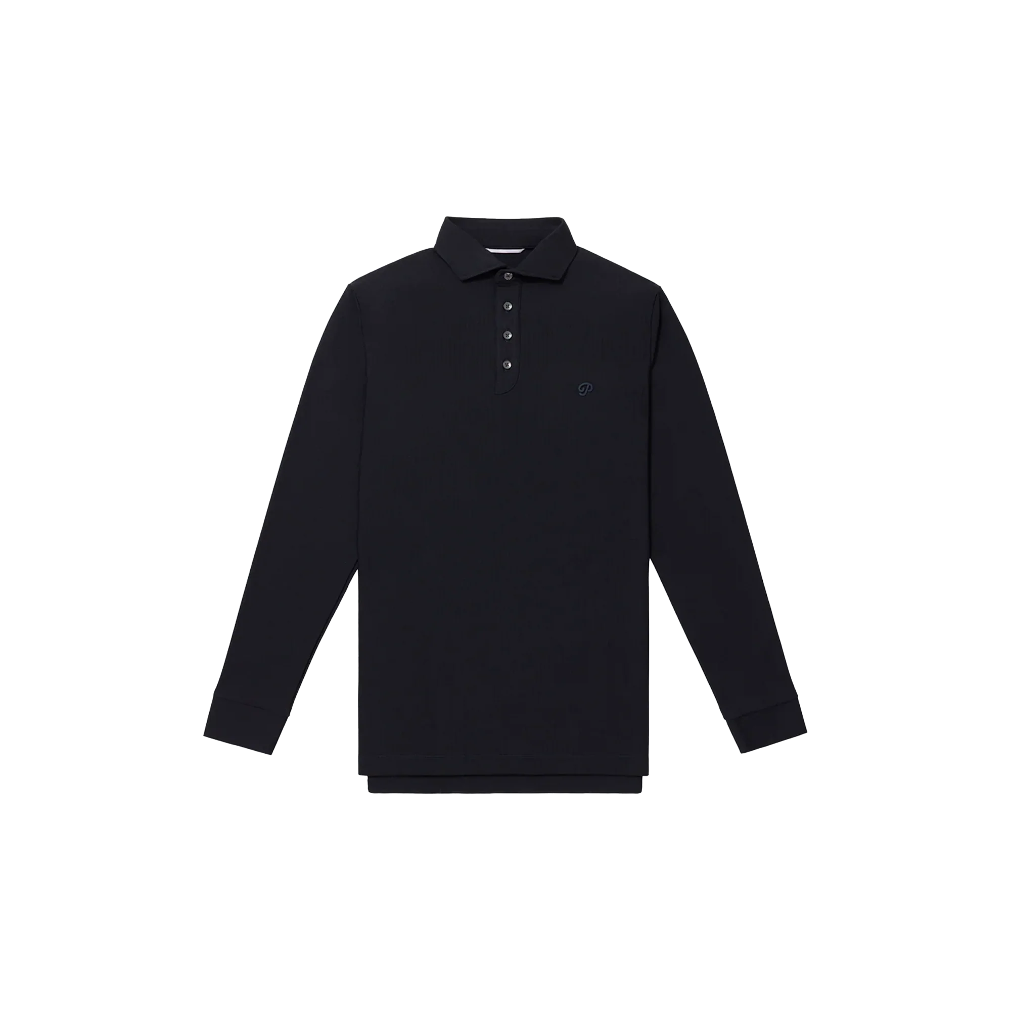 Public Drip Triborough Waffle Knit Polo - Navy