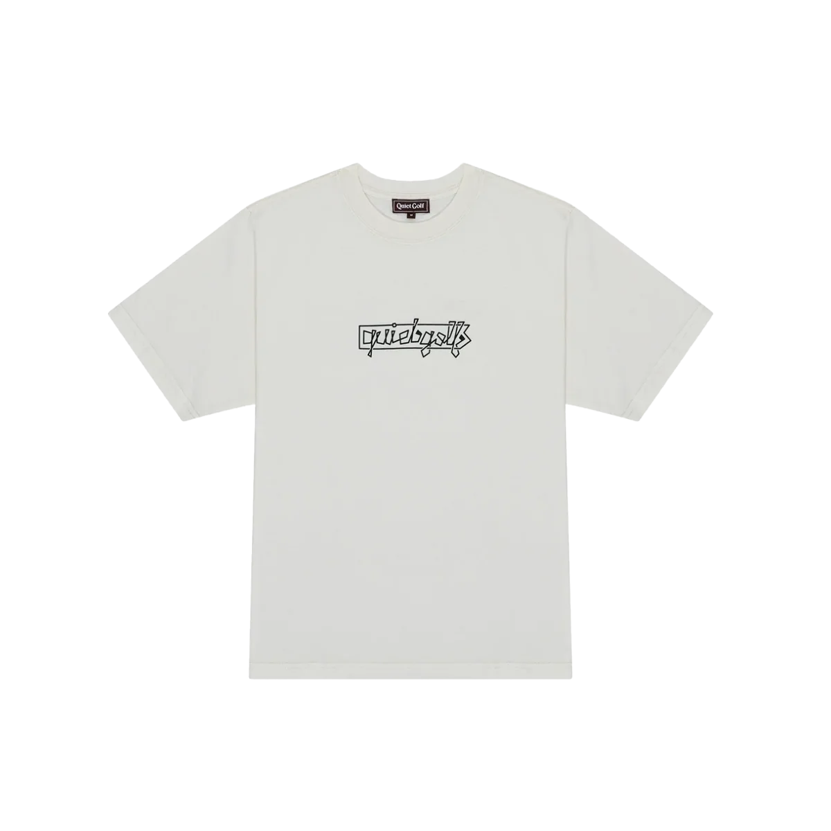 Quiet Golf Bent T-Shirt - White - Image 3
