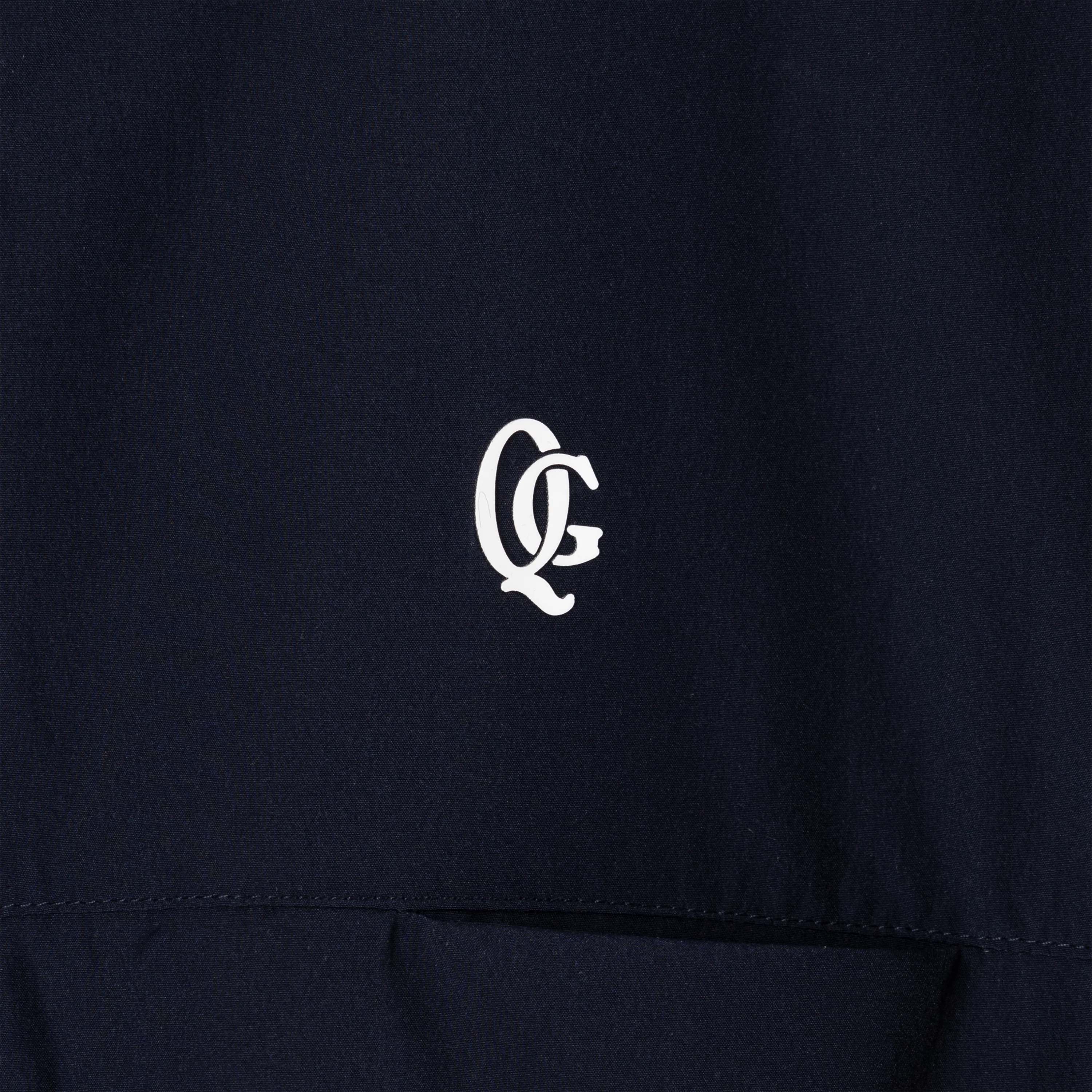 Quiet Golf Monogram Shell Pullover - Navy - Image 4