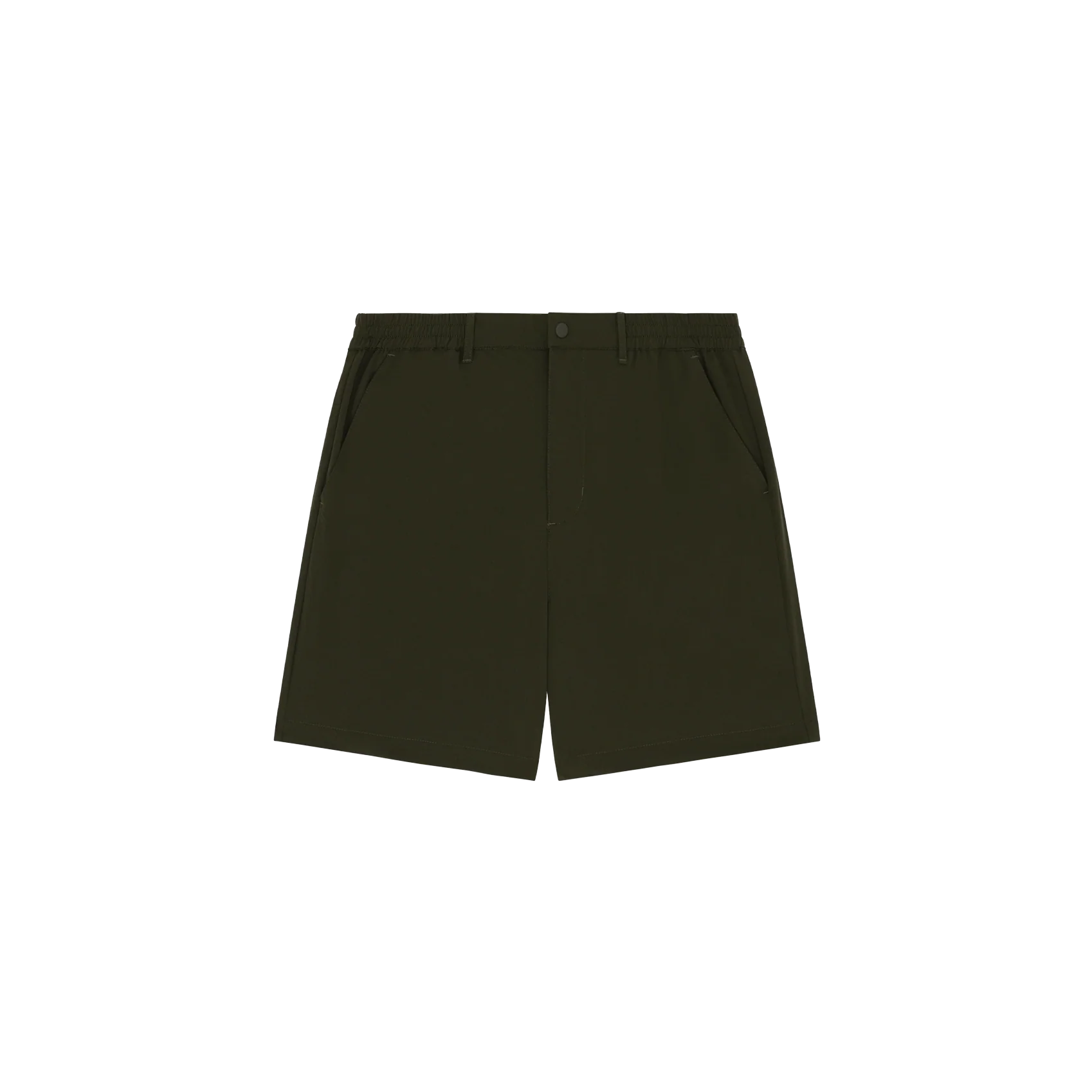 Quiet Golf Monogram Tech Short - Olive - Image 2