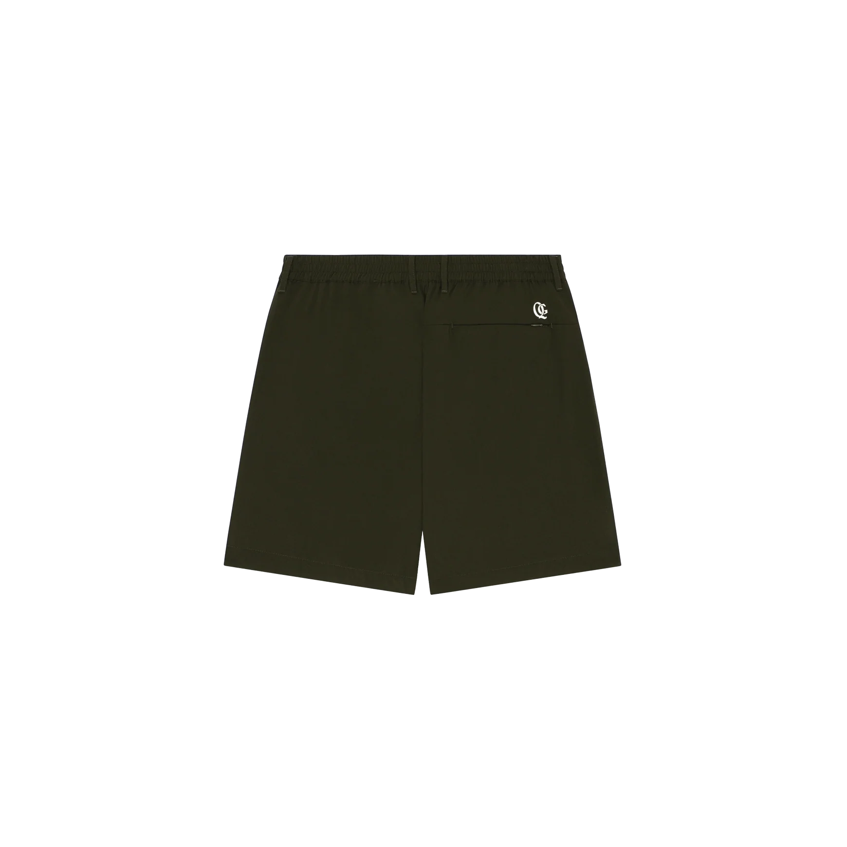 Quiet Golf Monogram Tech Short - Olive - Image 3