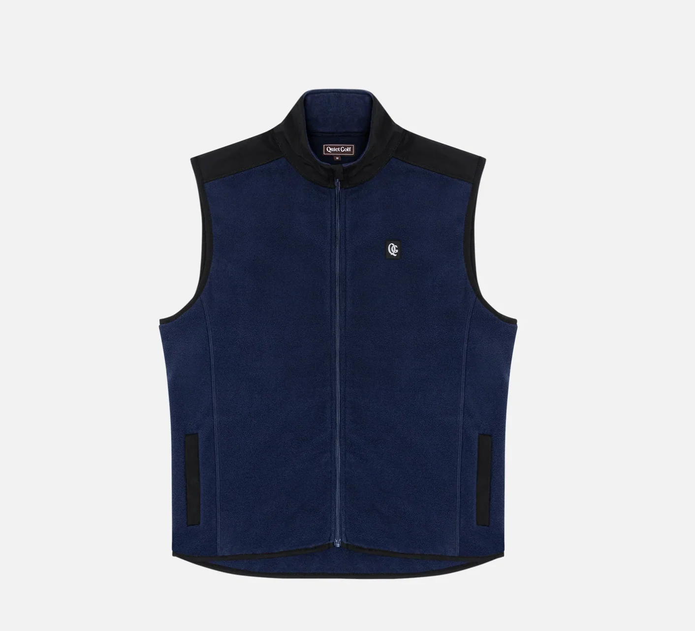 Quiet Golf Monogram Tech Vest Navy - Image 3