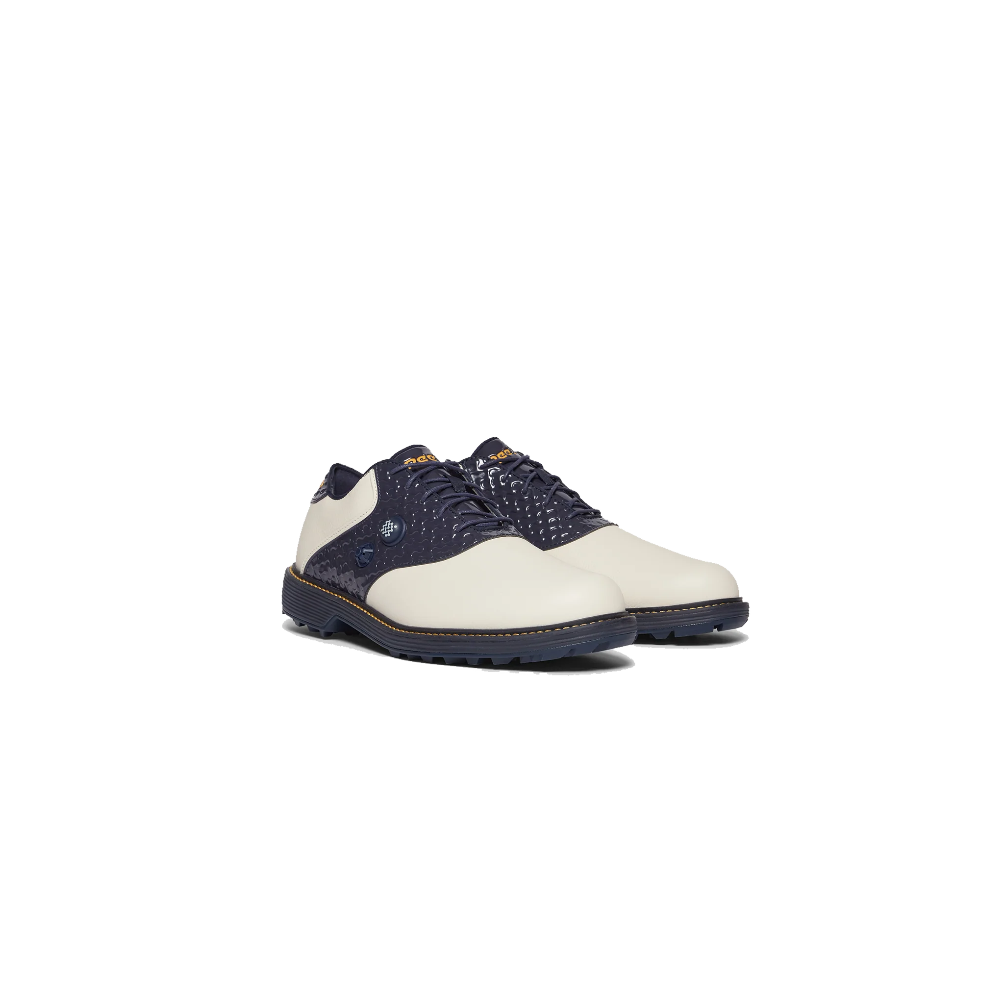 Reebok X Manors OG Pump Golf Training - Navy/Chalk/Yellow - Image 2