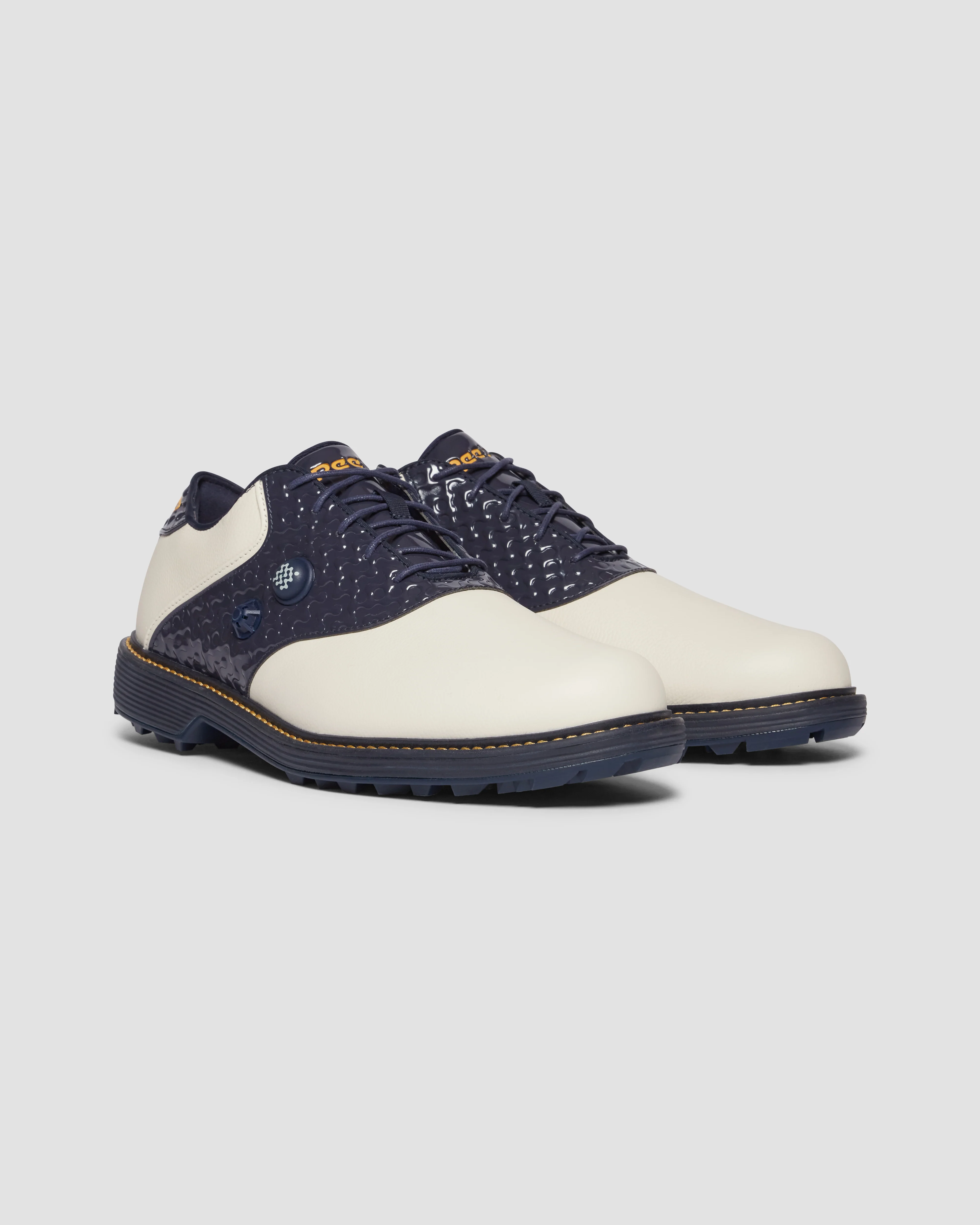 Reebok X Manors OG Pump Golf Training - Navy/Chalk/Yellow - Image 6