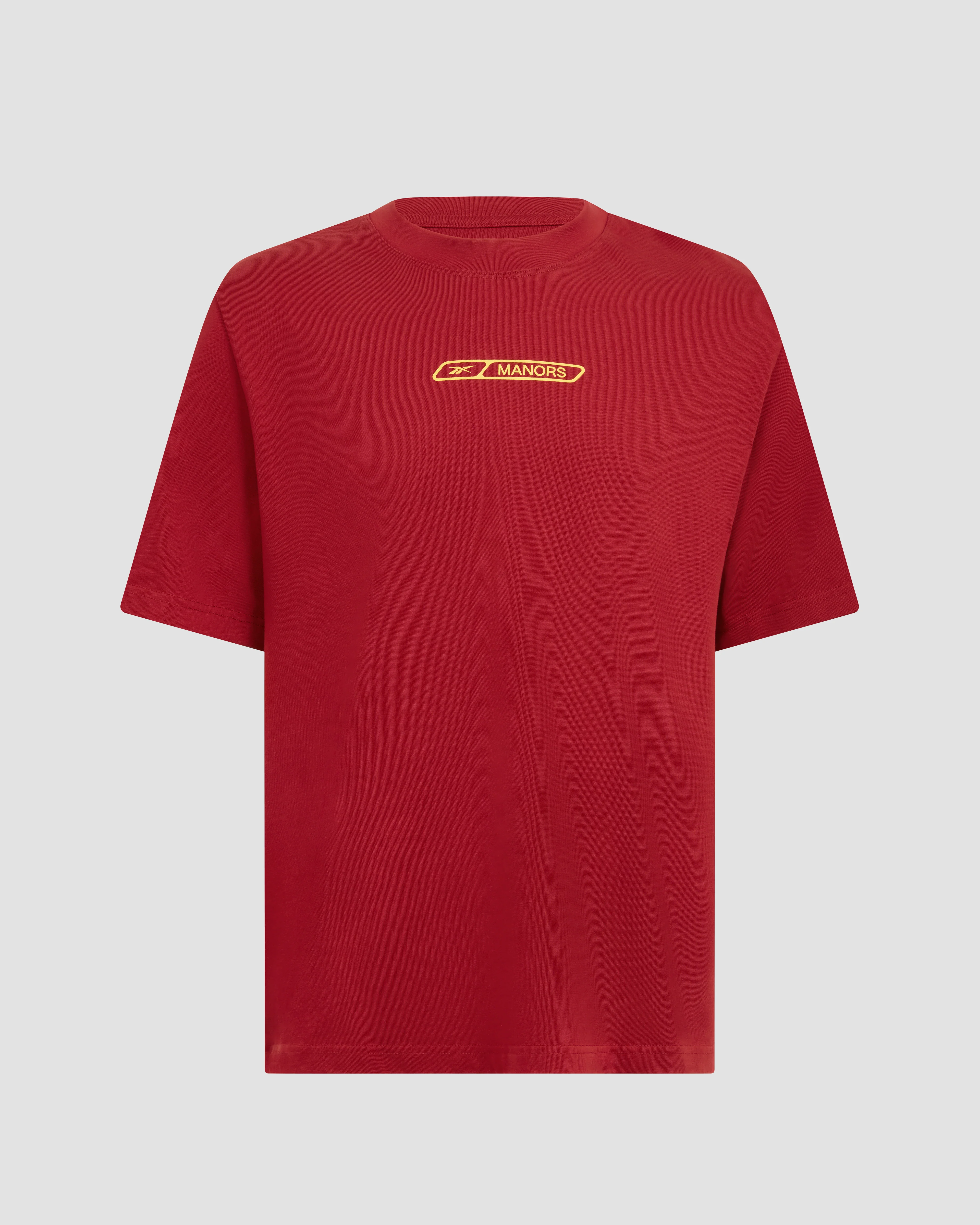 Reebok X Manors Logo Tee - Burgundy