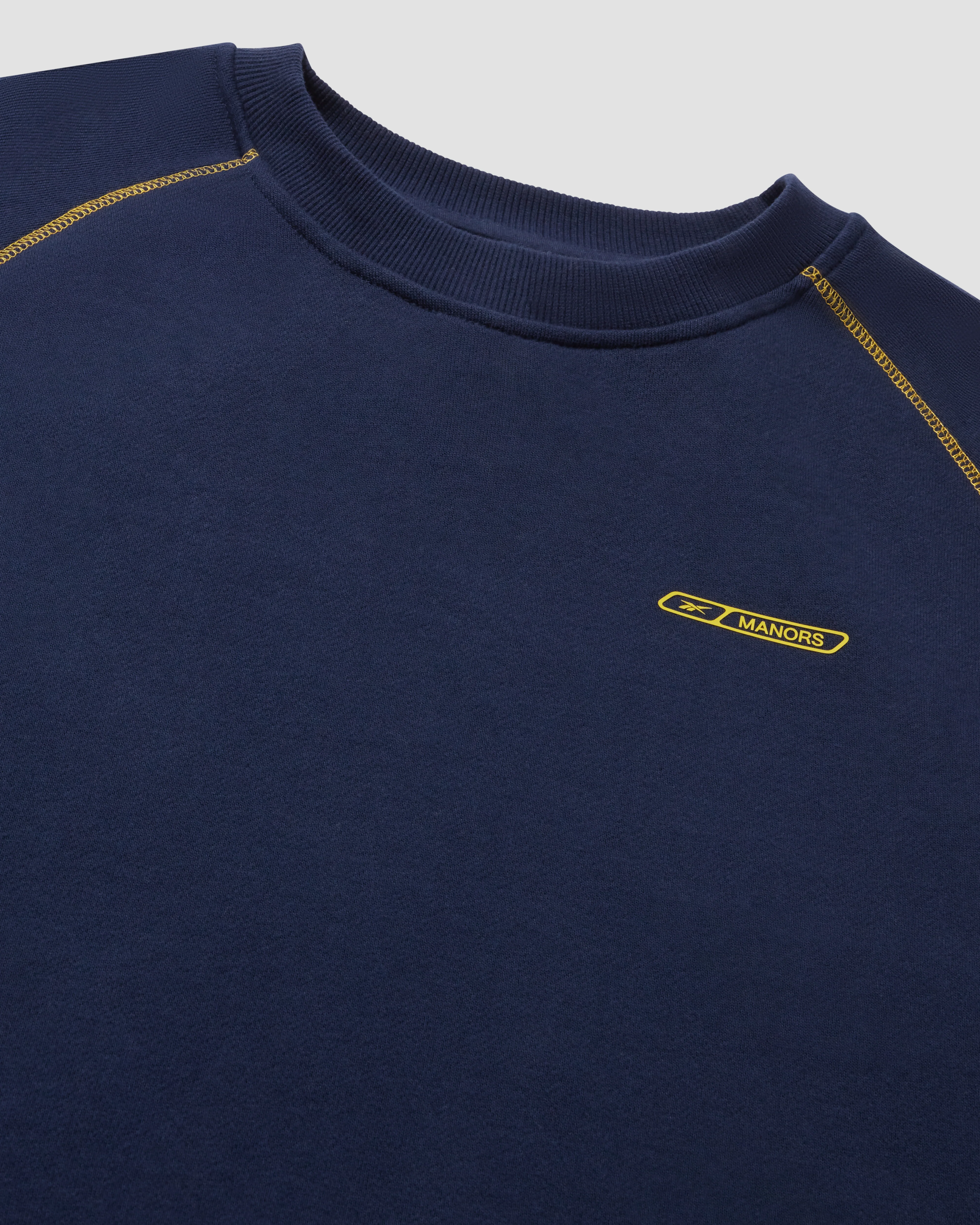 Reebok X Manors Cotton Crewneck - Navy - Image 3