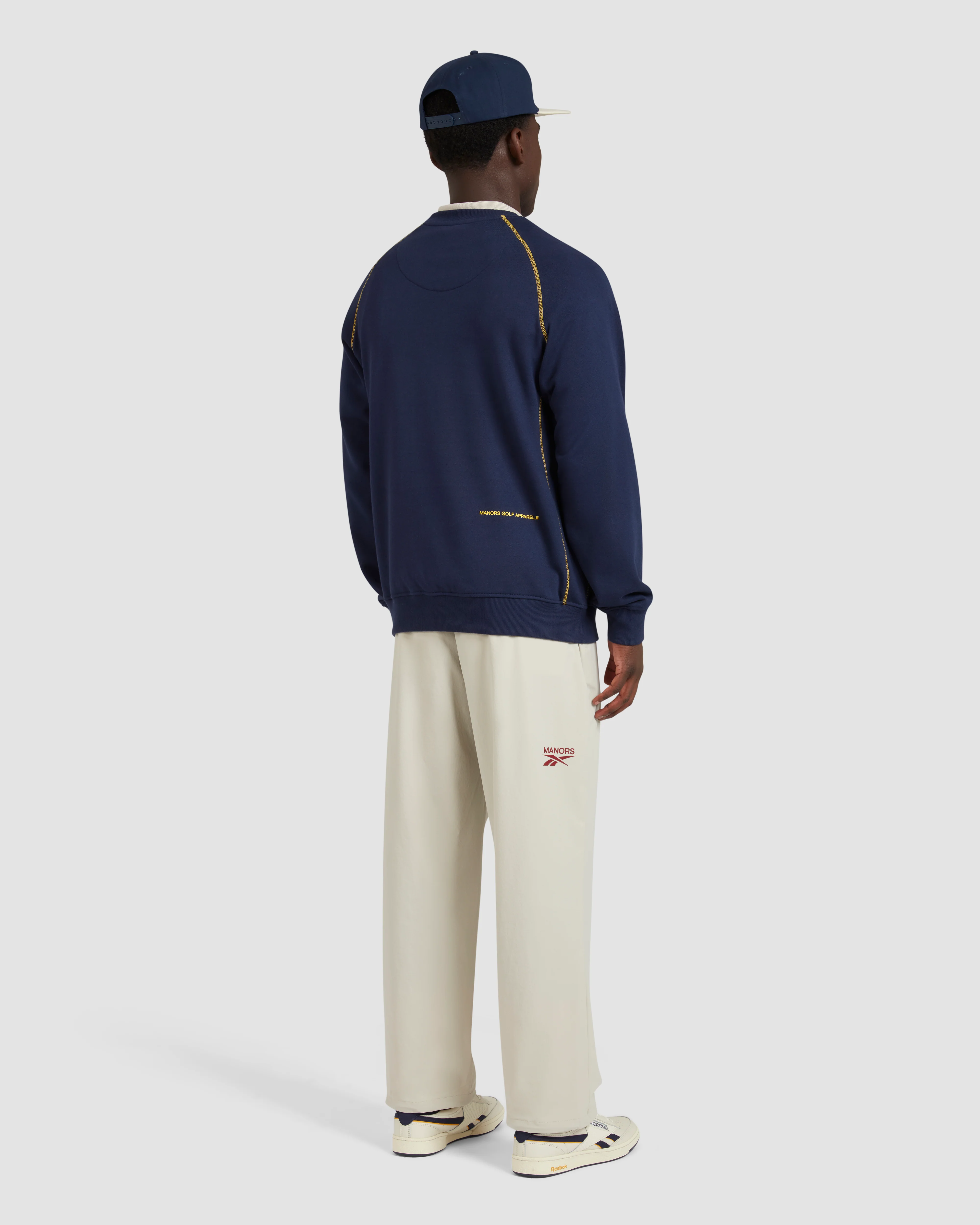 Reebok X Manors Cotton Crewneck - Navy - Image 7