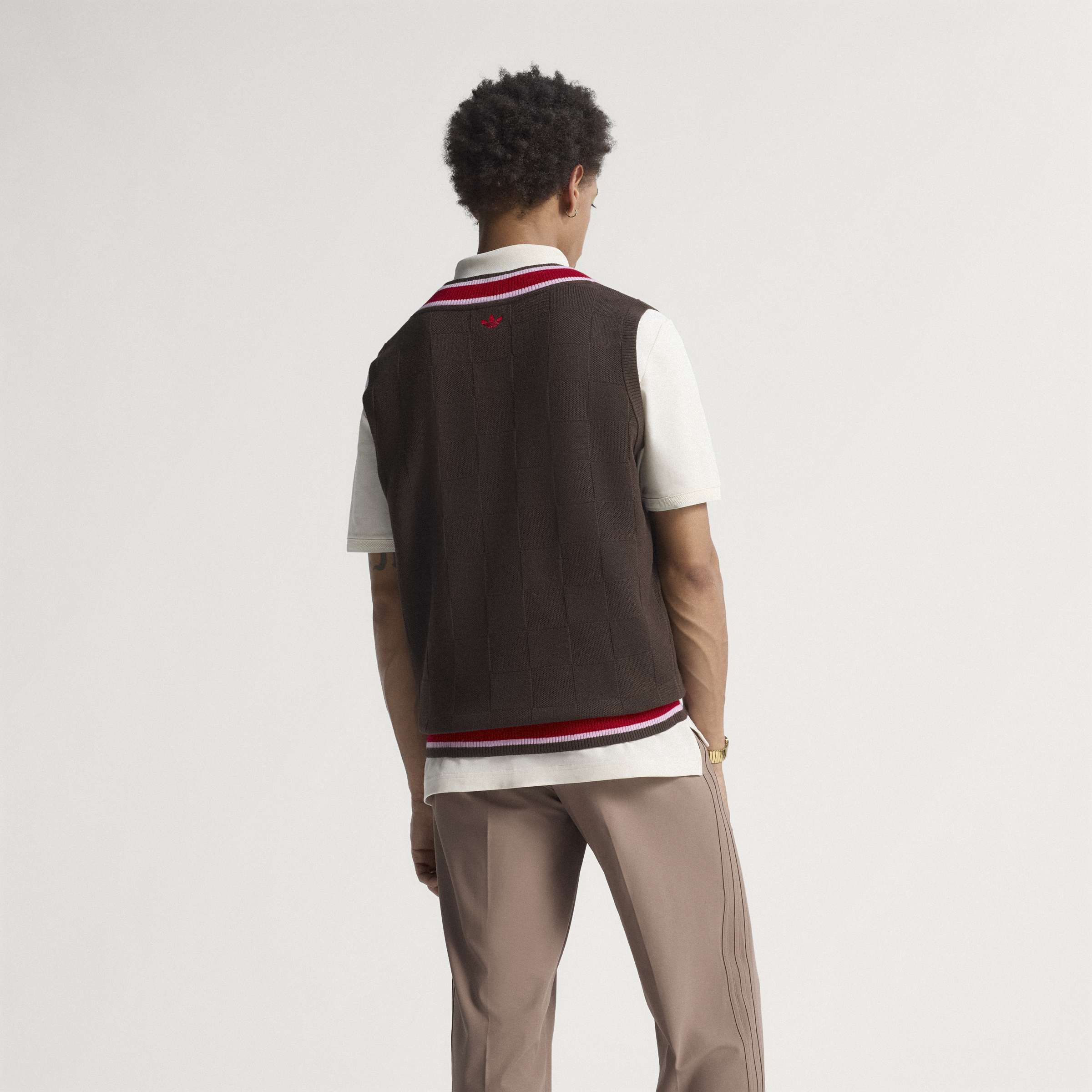 adidas Originals S Knit Vest - Brown - Image 10