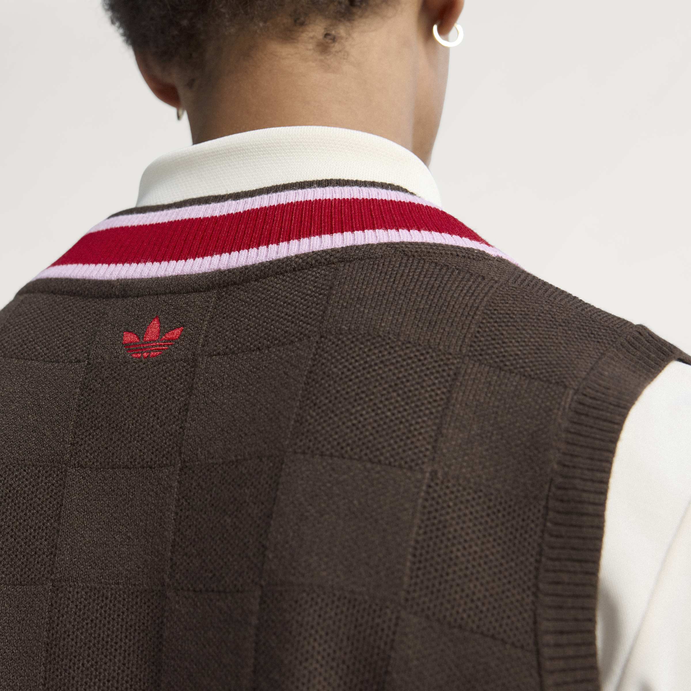 adidas Originals S Knit Vest - Brown - Image 12