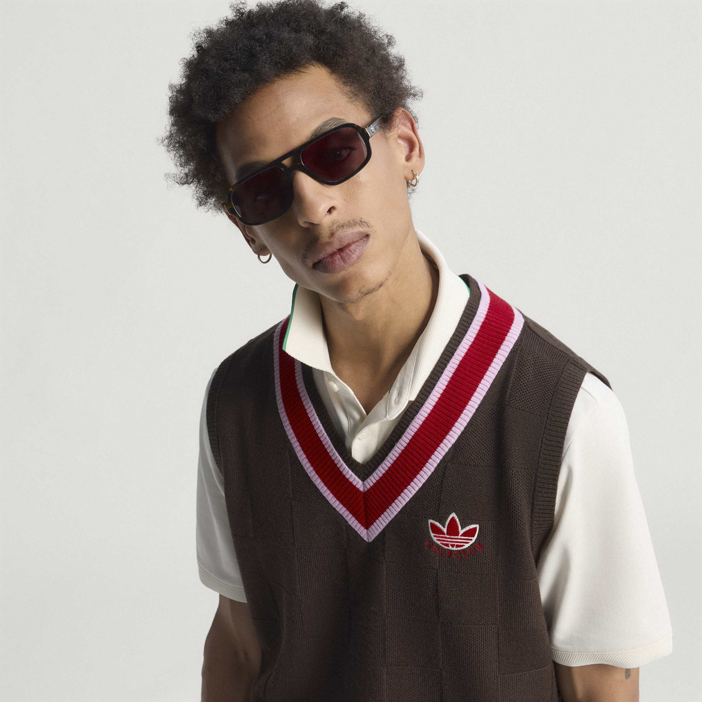 adidas Originals S Knit Vest - Brown - Image 13