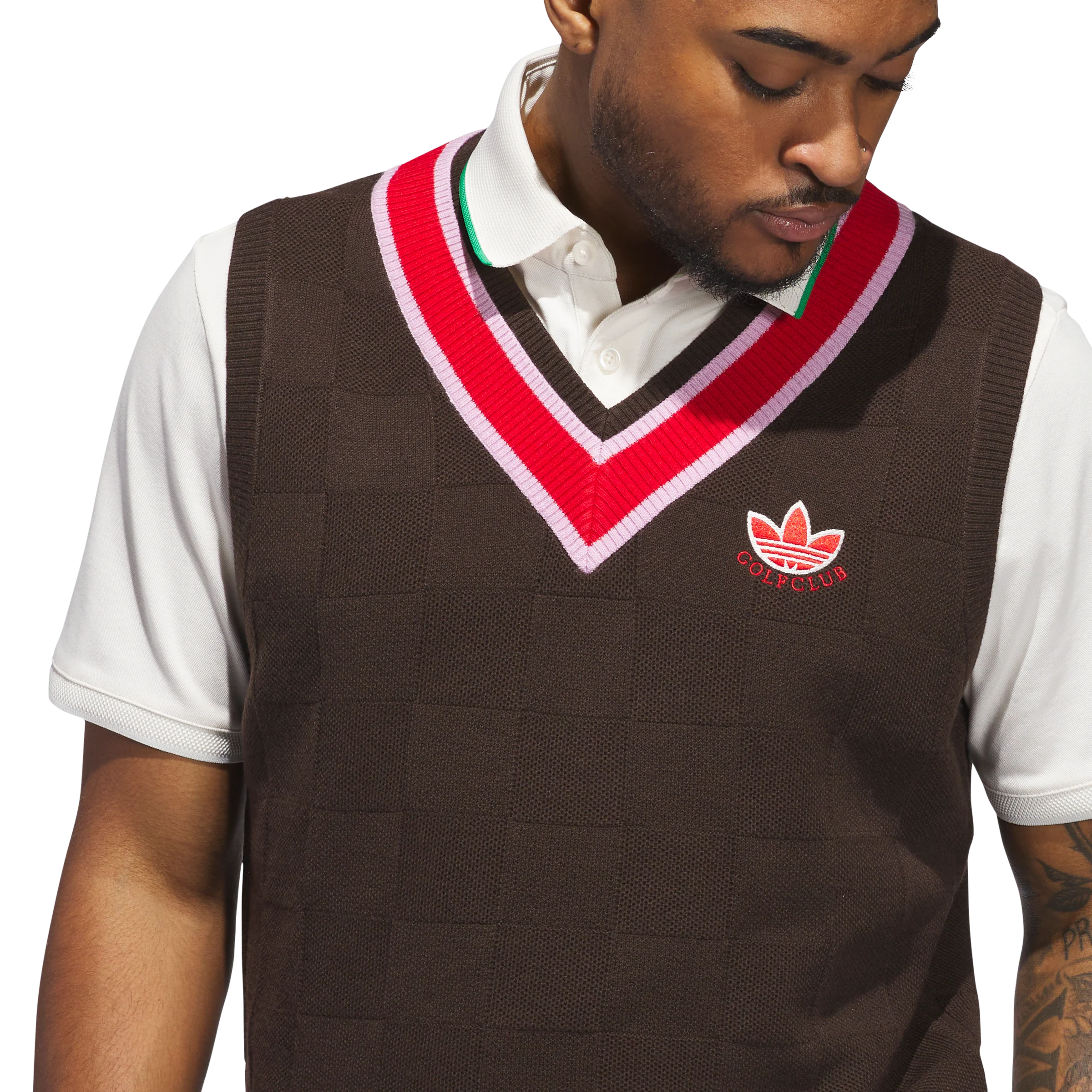 adidas Originals S Knit Vest - Brown - Image 6