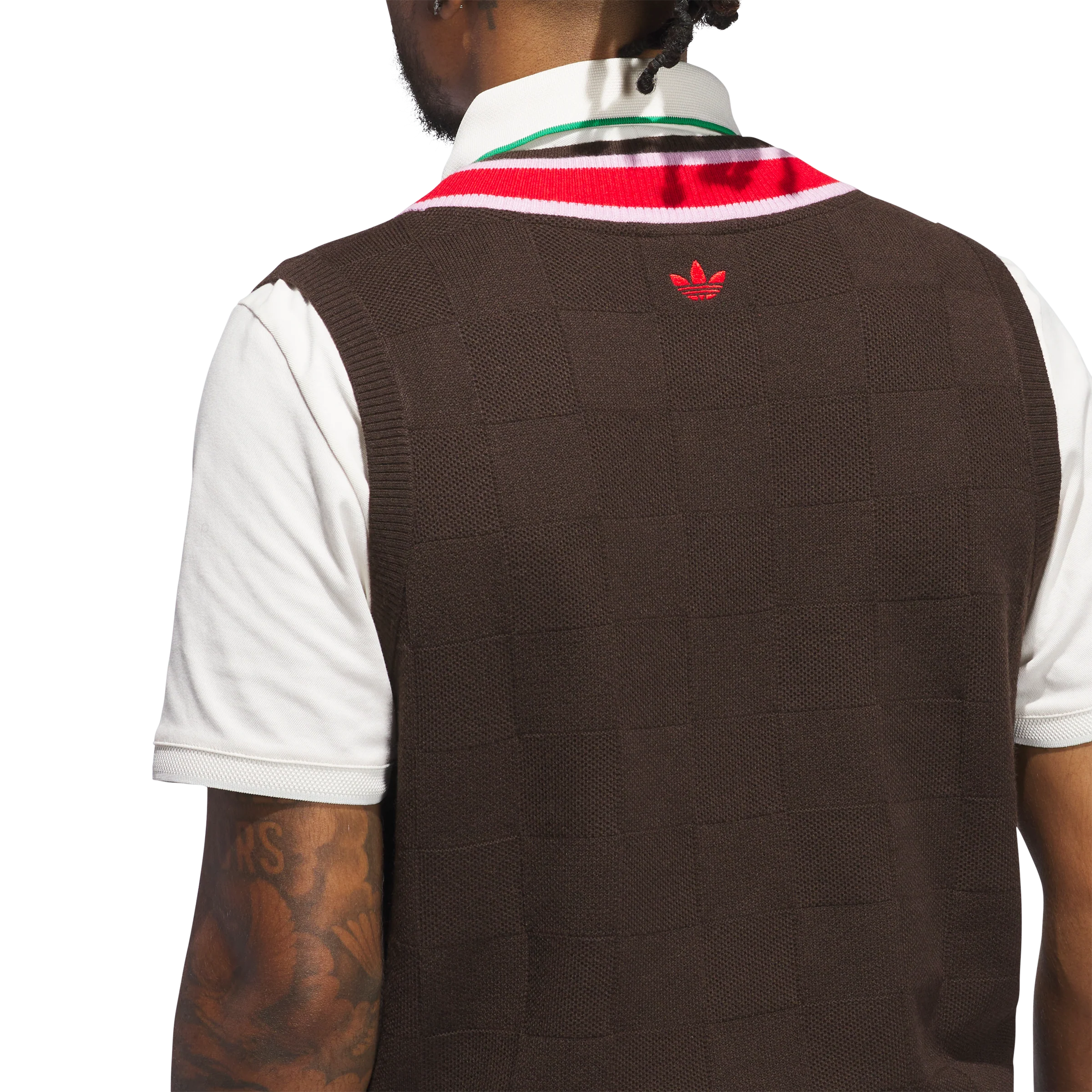 adidas Originals S Knit Vest - Brown - Image 7