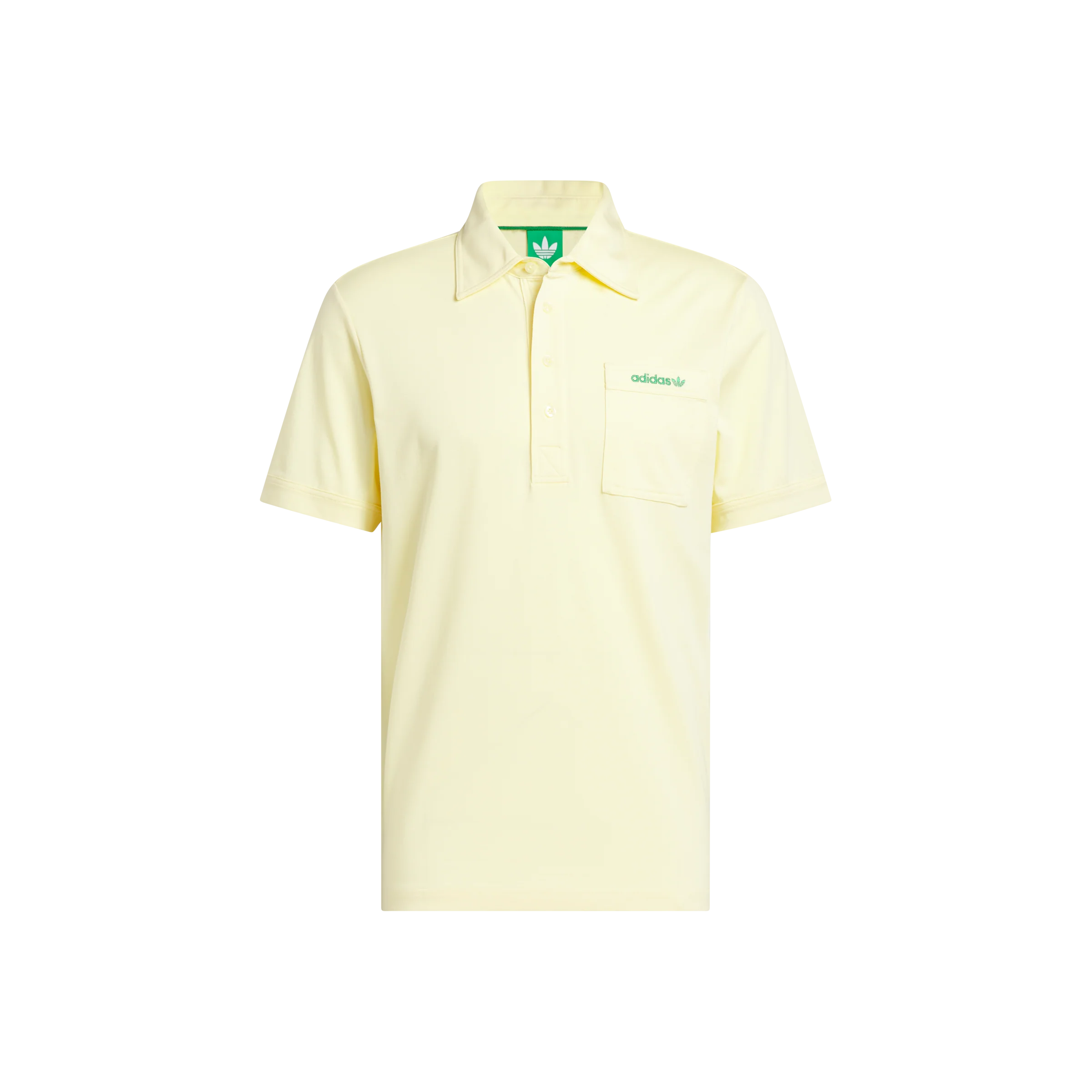 adidas Originals S Pocket Polo - Almond Yellow