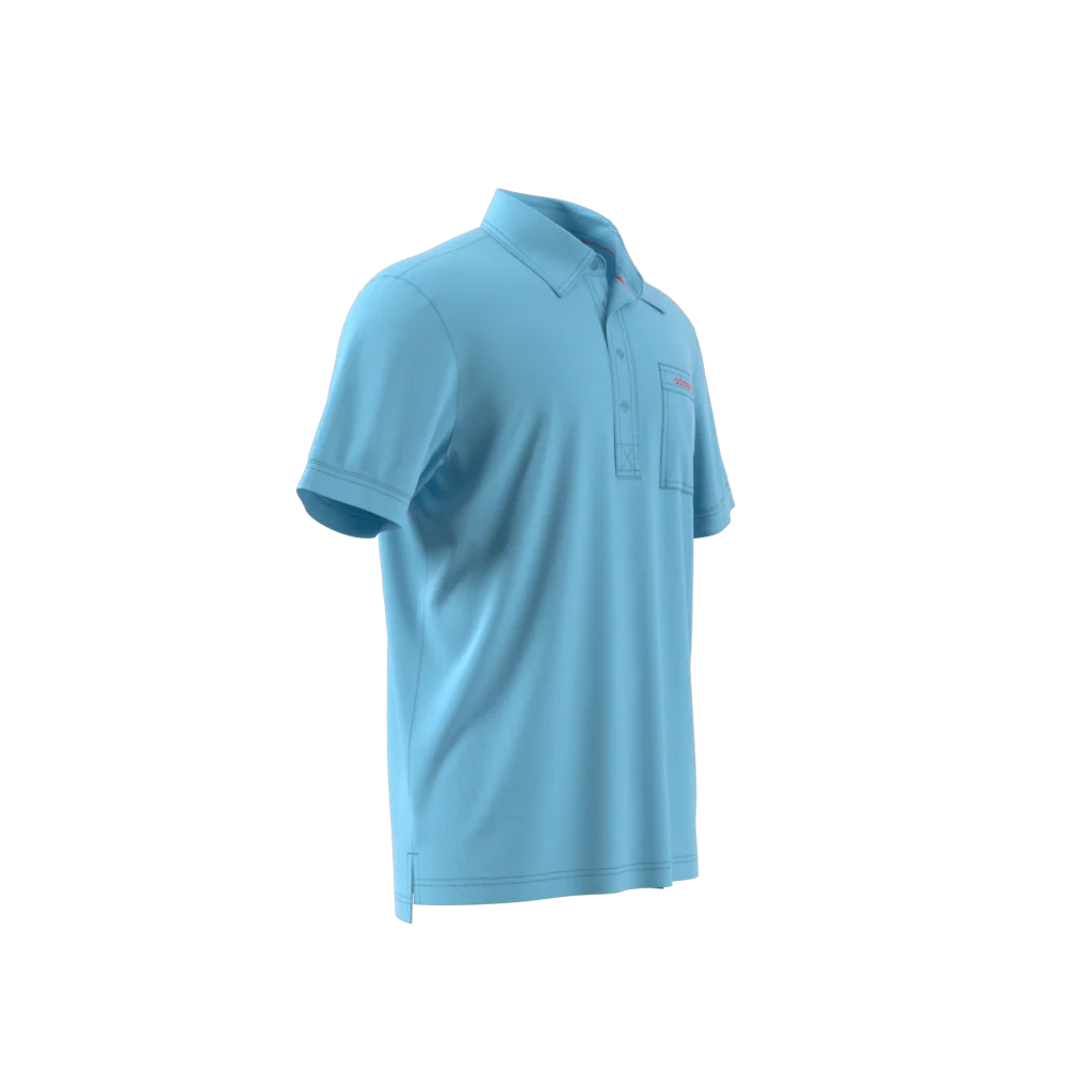 adidas Originals S Pocket Polo - Clear Sky - Image 11