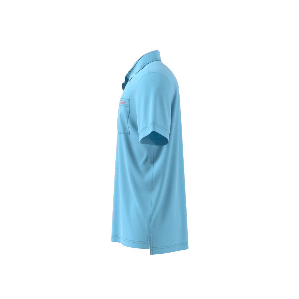 adidas Originals S Pocket Polo - Clear Sky - Image 16