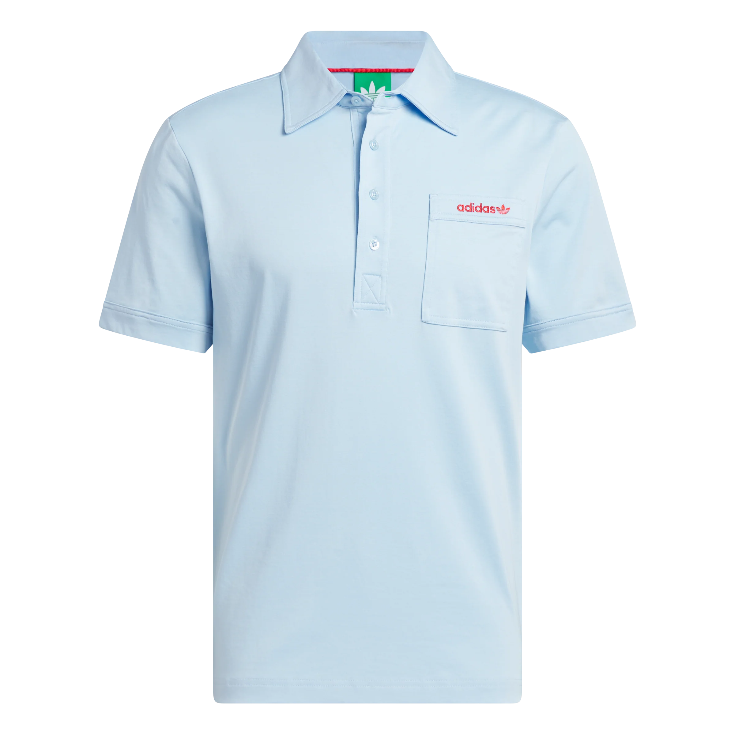 adidas Originals S Pocket Polo - Clear Sky - Image 3