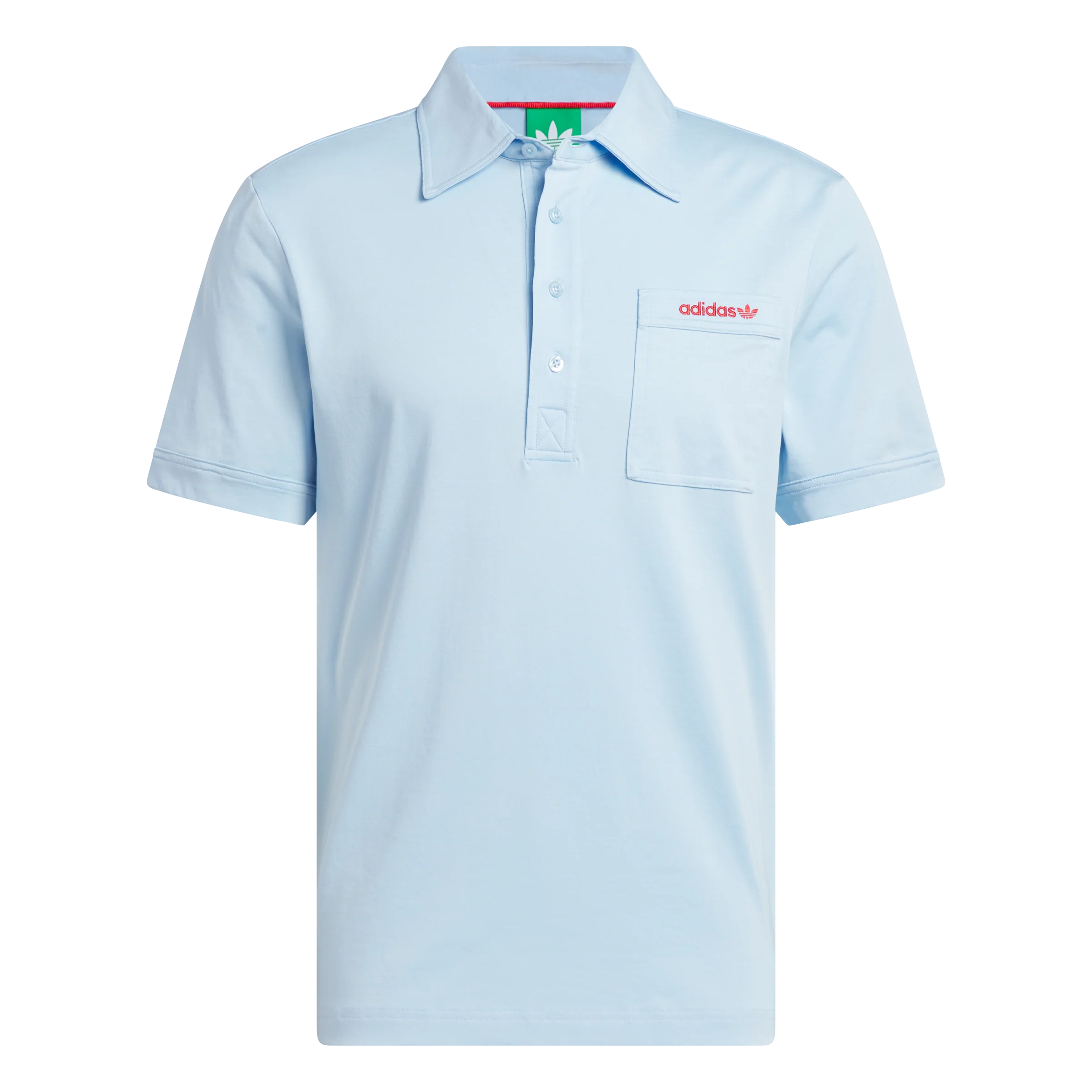 adidas Originals S Pocket Polo - Clear Sky - Image 4
