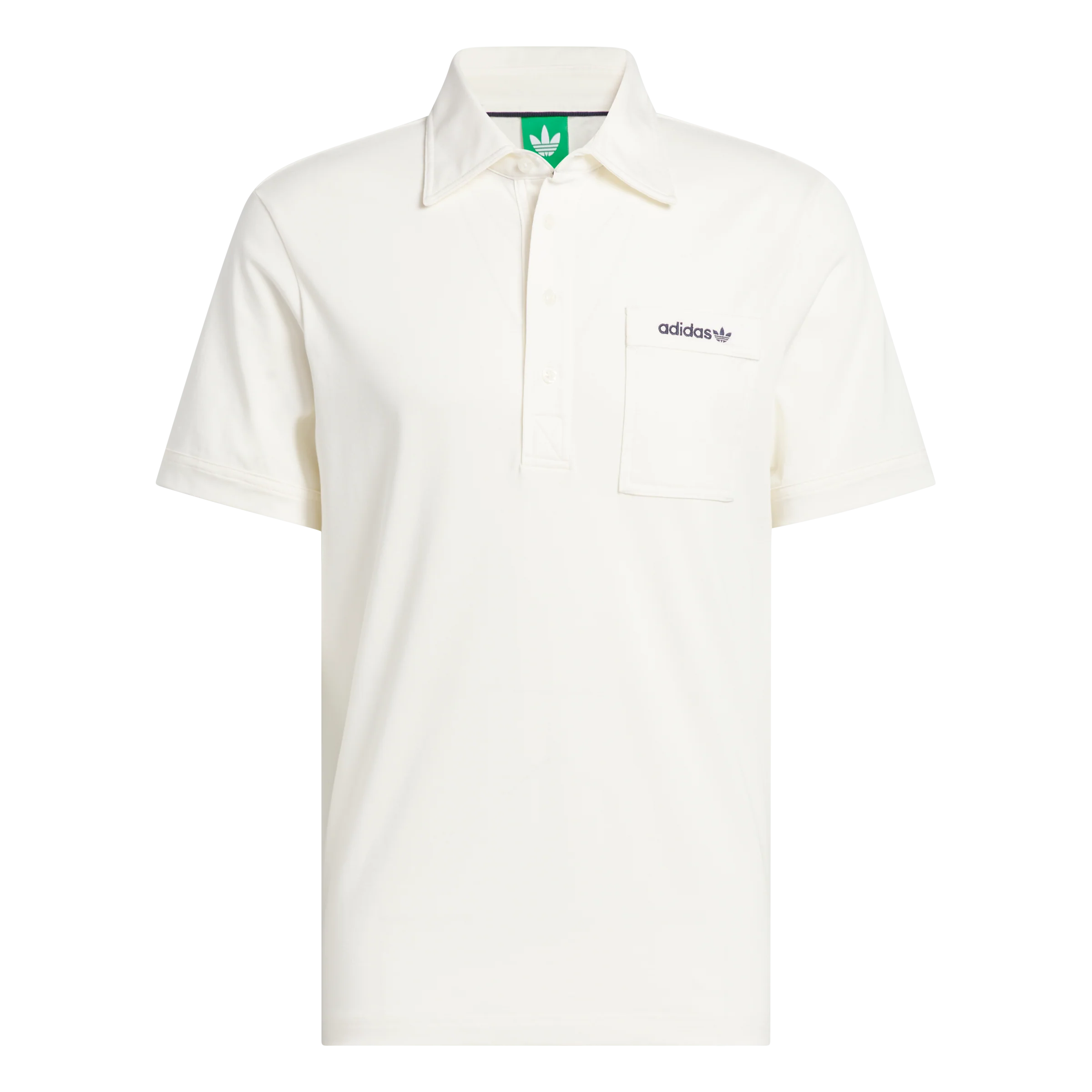 adidas Originals S Pocket Polo - White - Image 3