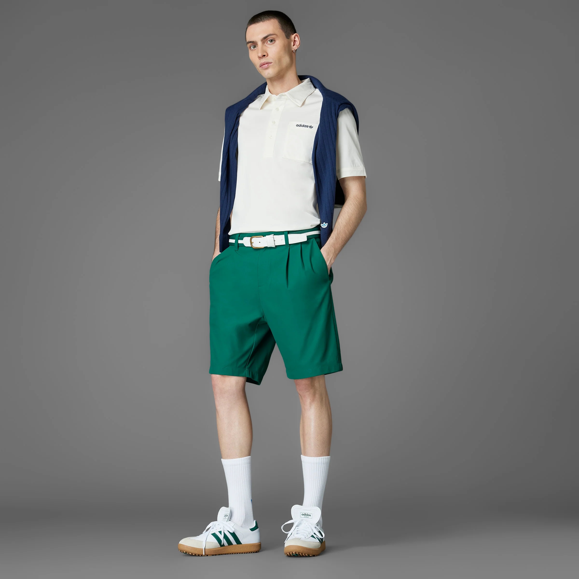 adidas Originals S Pocket Polo - White - Image 9