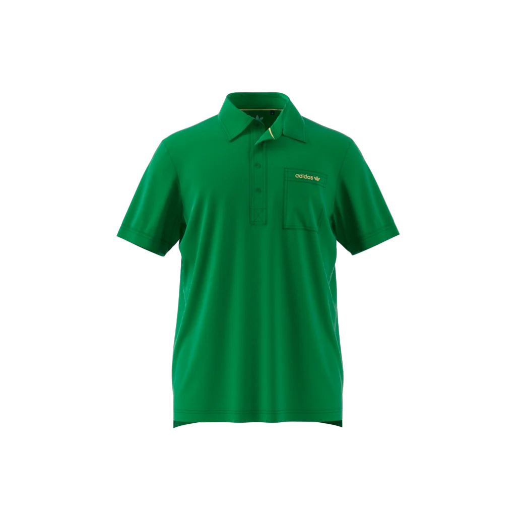 adidas Originals S Pocket Polo - Green - Image 10