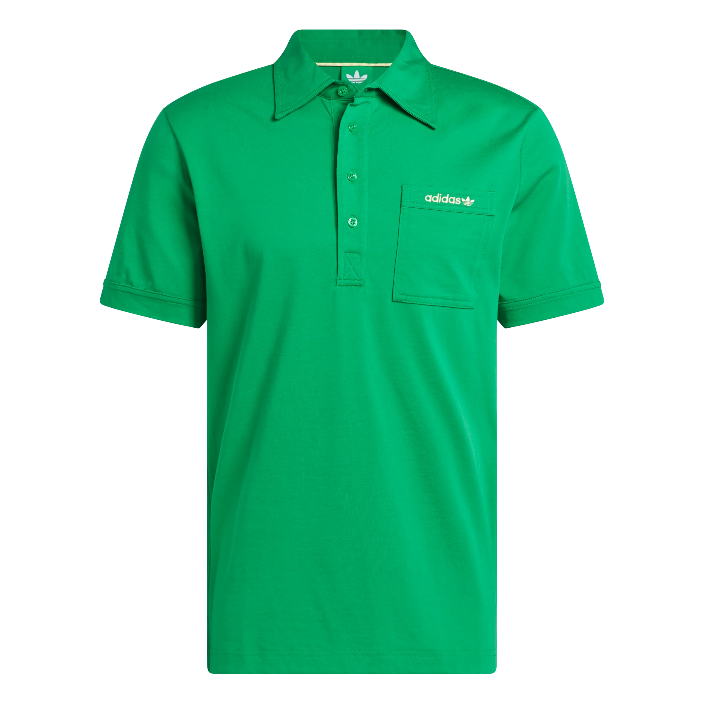 adidas Originals S Pocket Polo - Green - Image 3