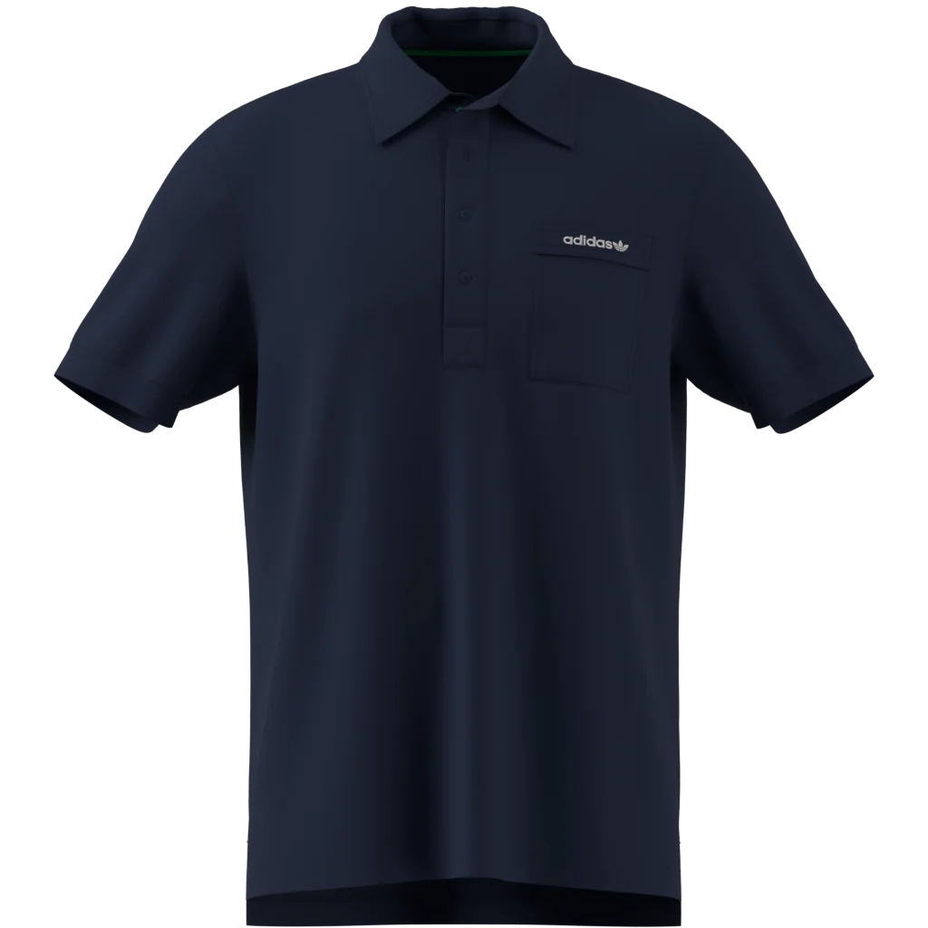 adidas Originals S Pocket Polo - Night Indigo - Image 10