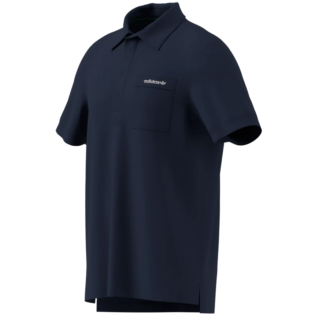 adidas Originals S Pocket Polo - Night Indigo - Image 17