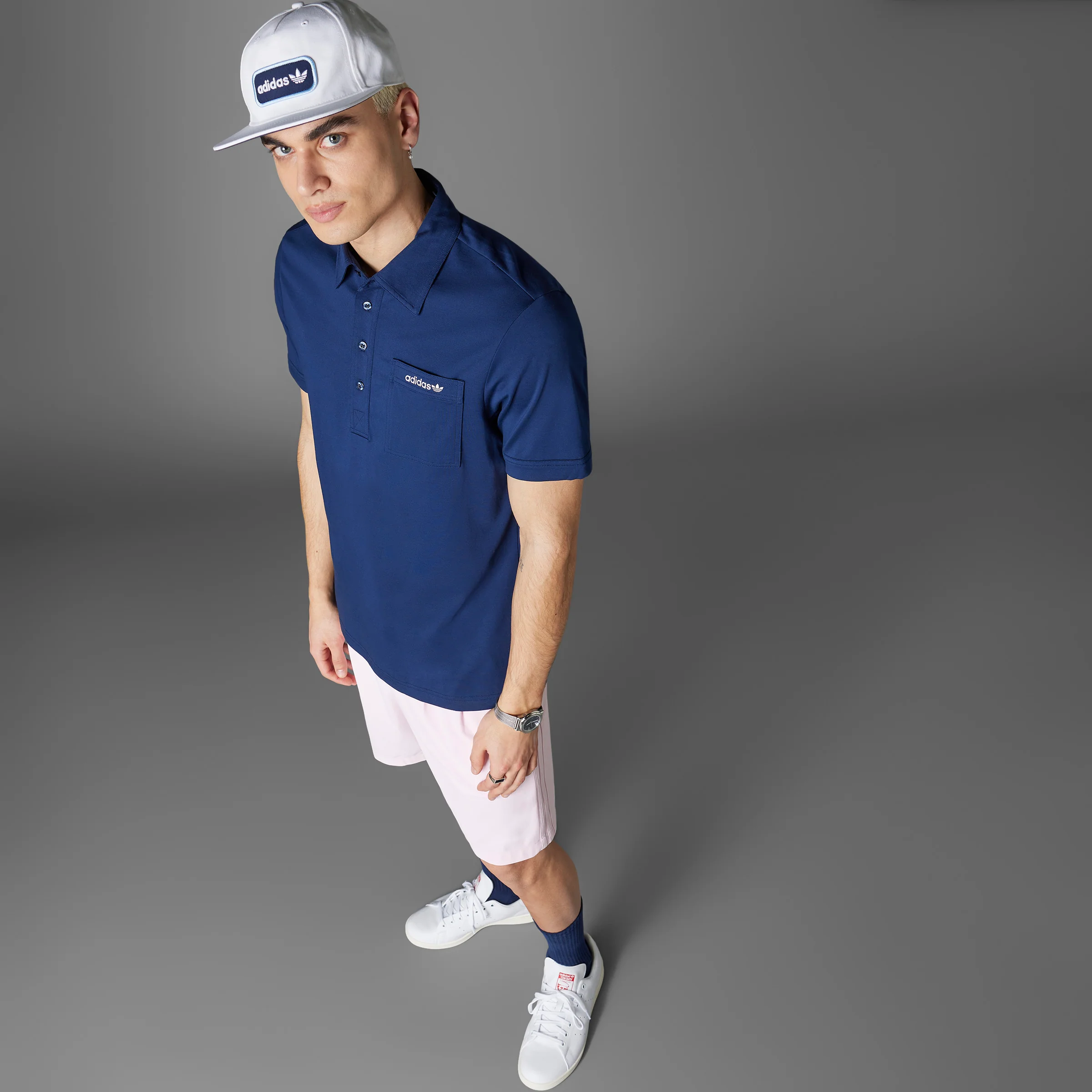 adidas Originals S Pocket Polo - Night Indigo - Image 18