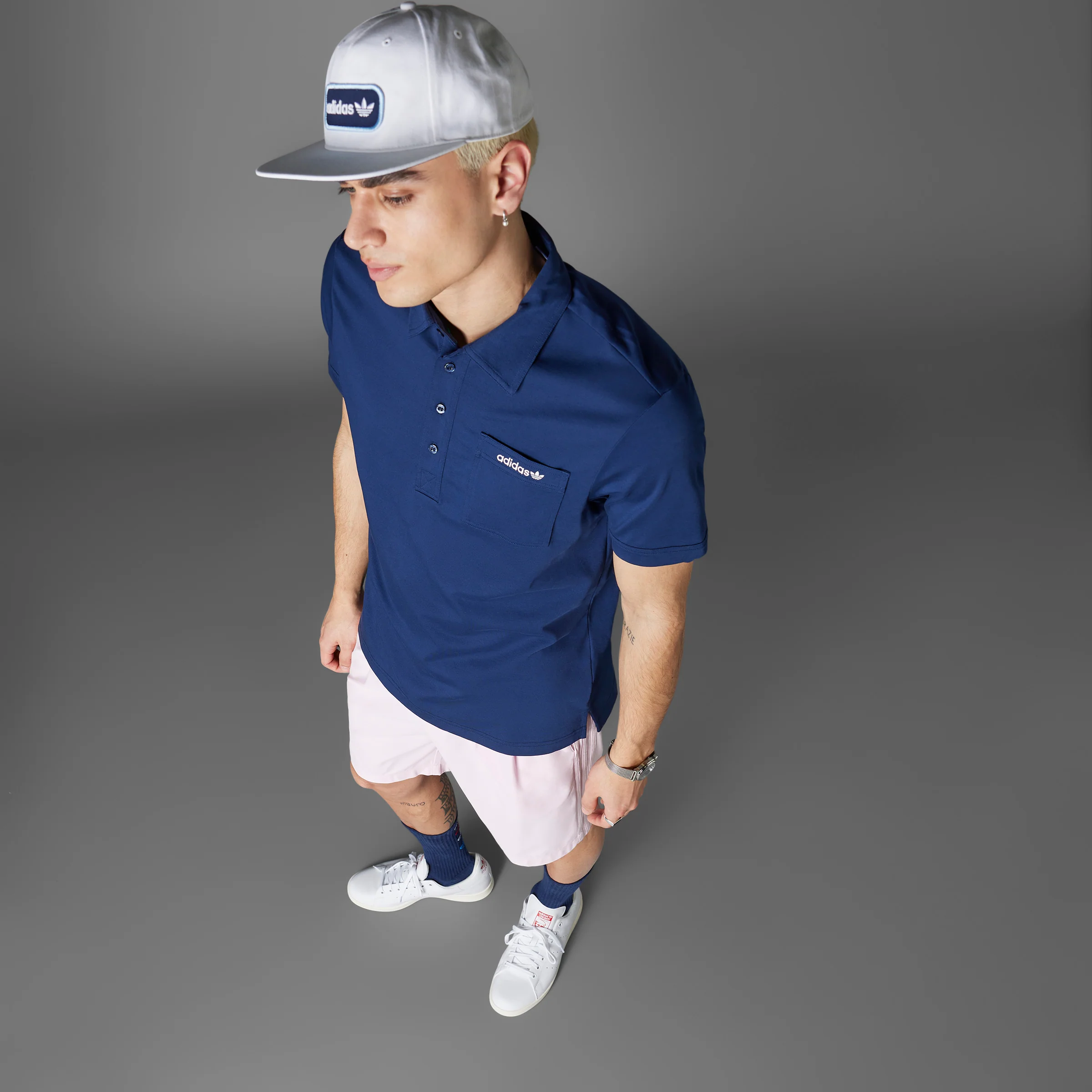 adidas Originals S Pocket Polo - Night Indigo - Image 24