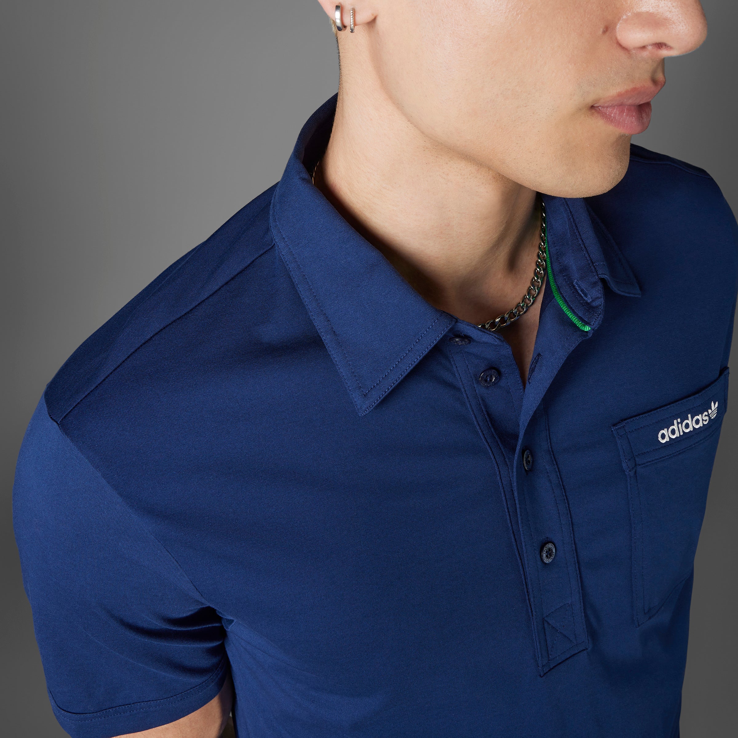 adidas Originals S Pocket Polo - Night Indigo - Image 25