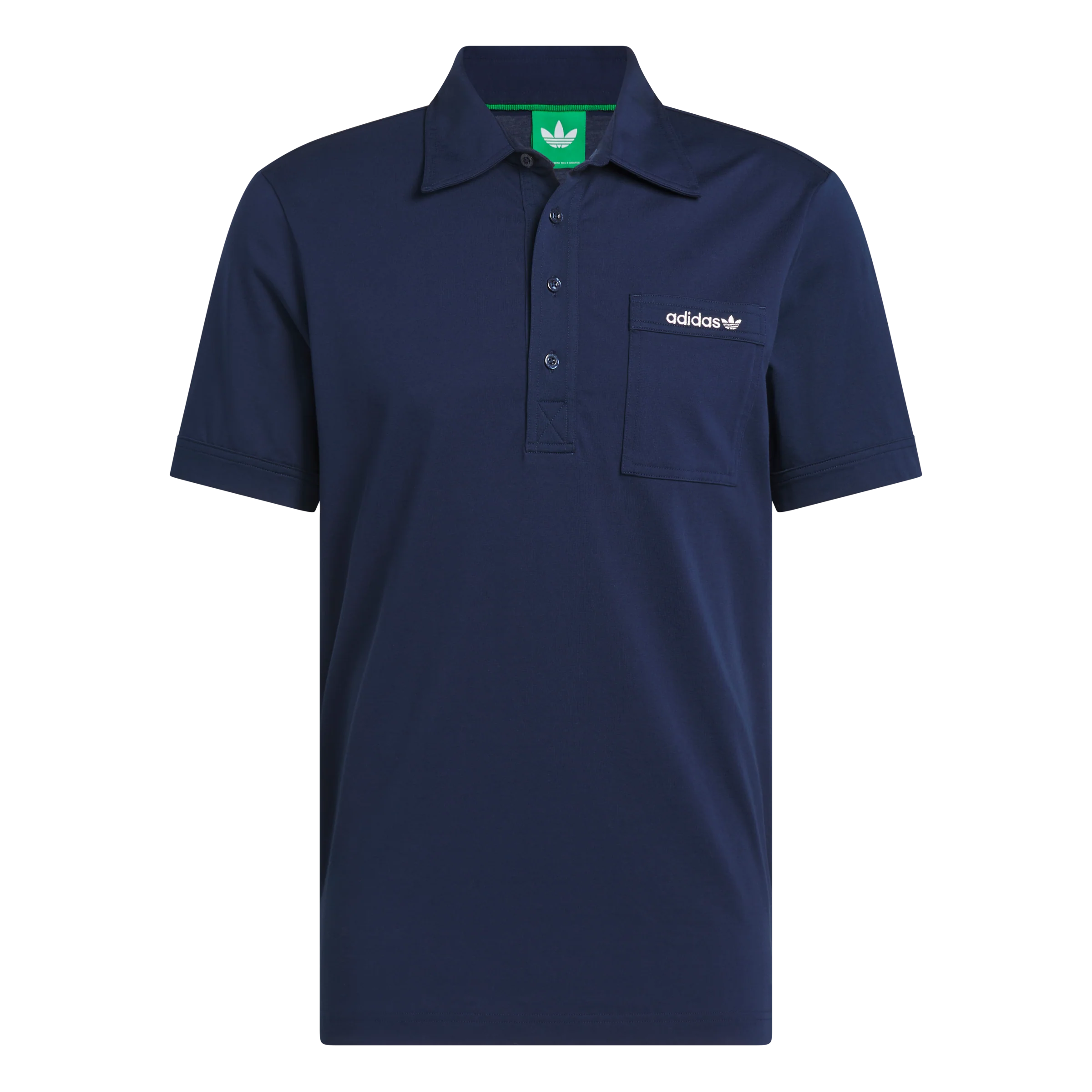 adidas Originals S Pocket Polo - Night Indigo - Image 3