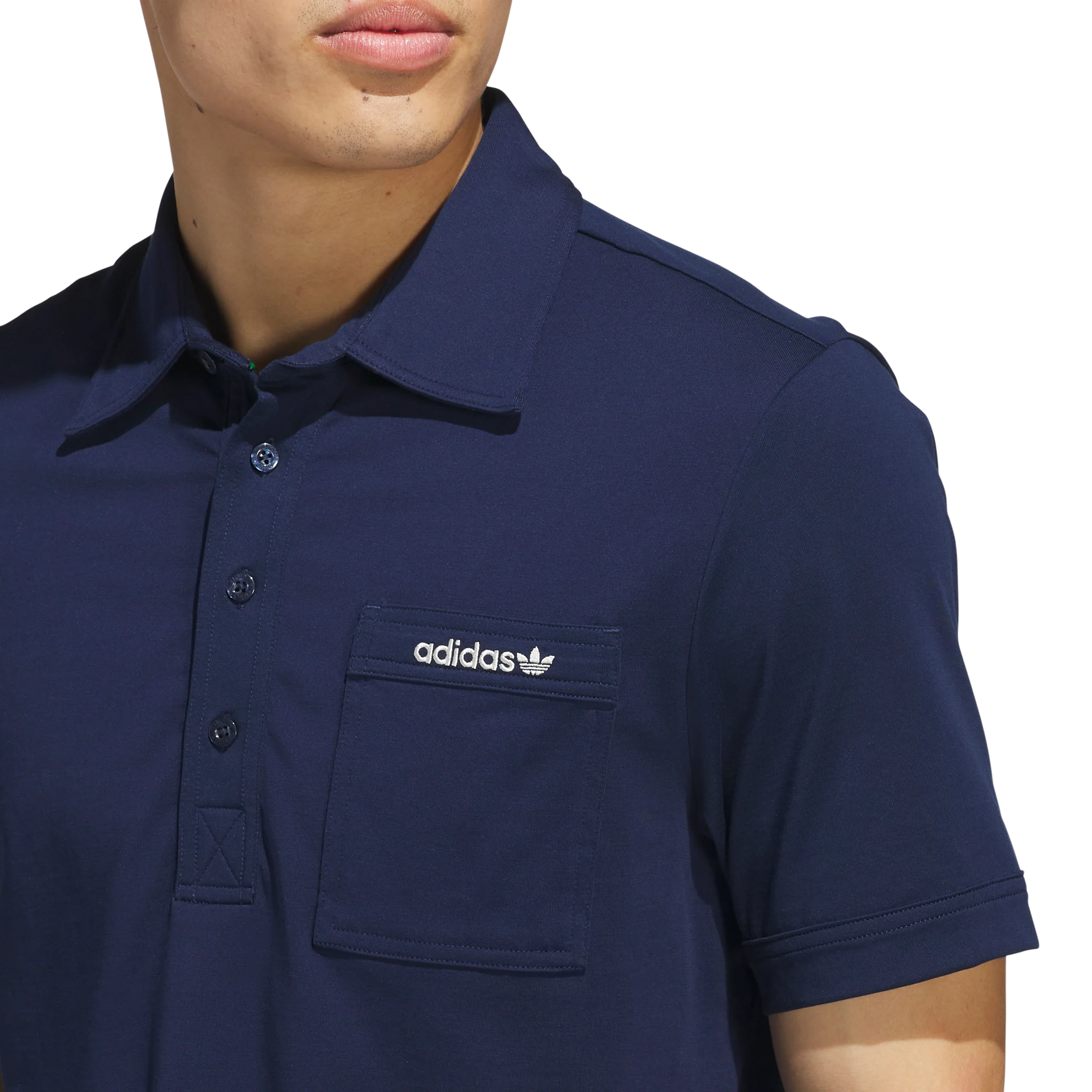 adidas Originals S Pocket Polo - Night Indigo - Image 8