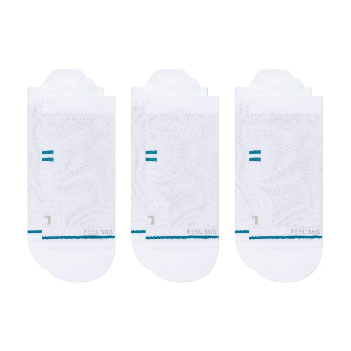 Stance Athletic Tab 3-Pack White Large - Image 3