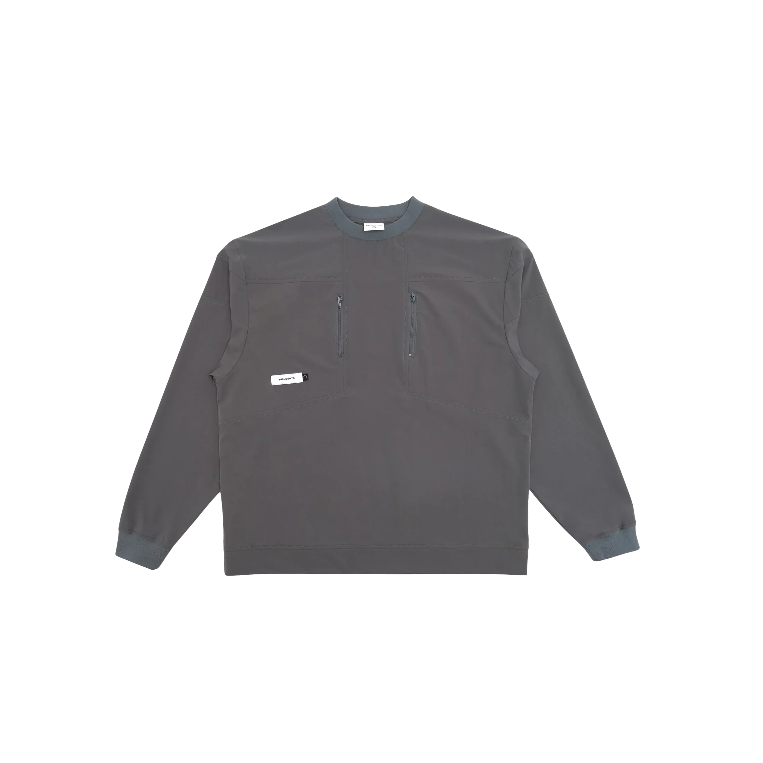 Students Brennan L/S Technical Nylon Popover - Pine - Image 3