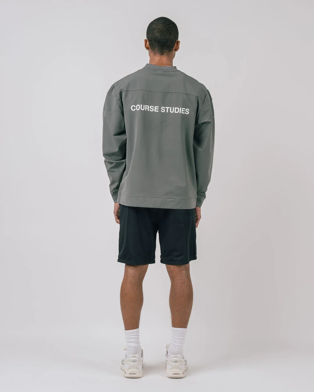 Students Brennan L/S Technical Nylon Popover - Pine - Image 5
