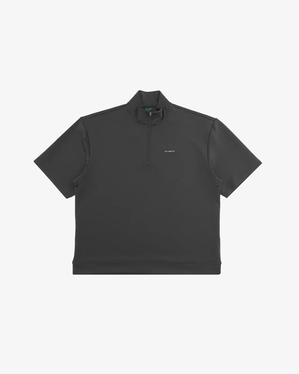 Students Course Studies Caddie S/S Qzip - Black - Image 7