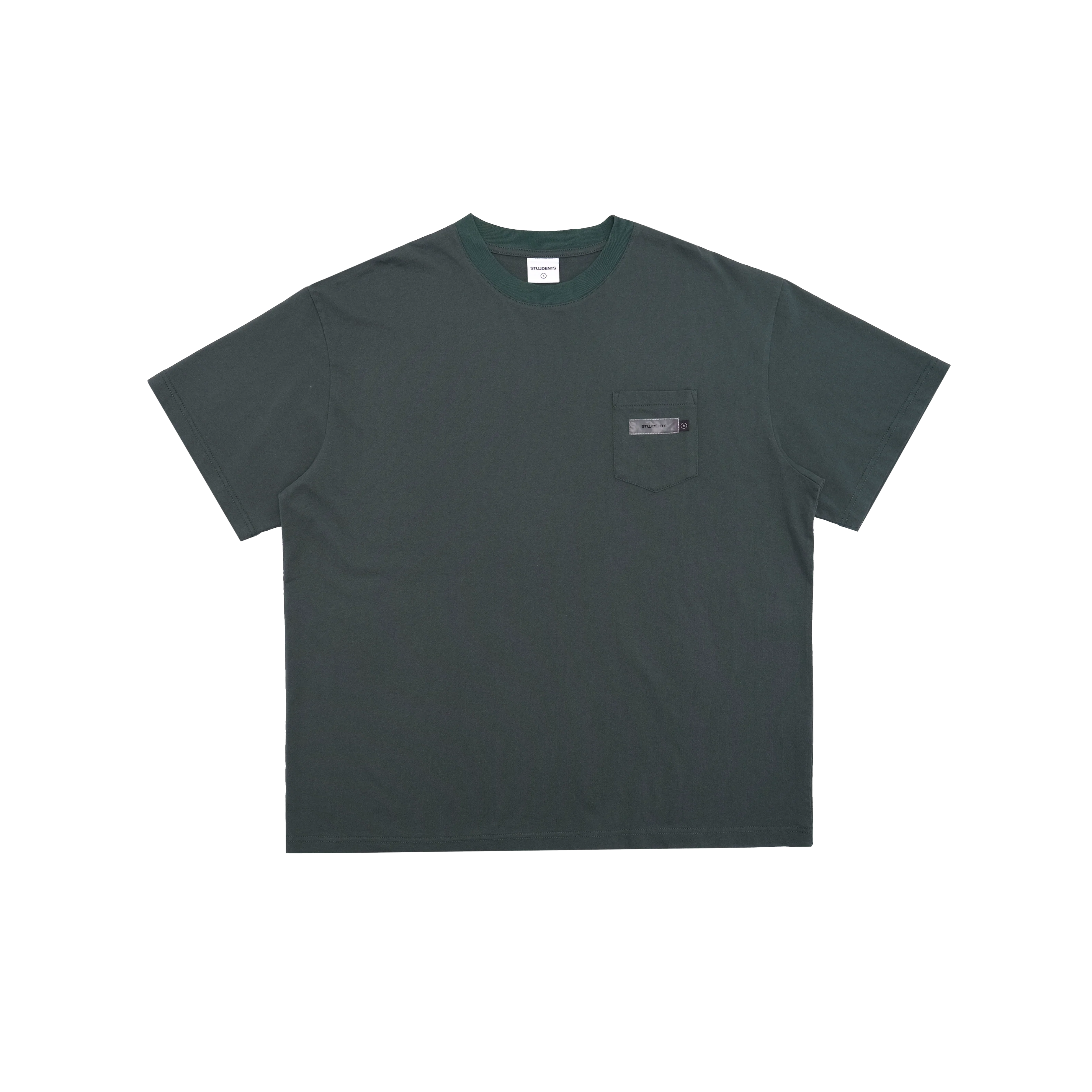 Students Golf Primary Pocket T-shirt Green - Image 3