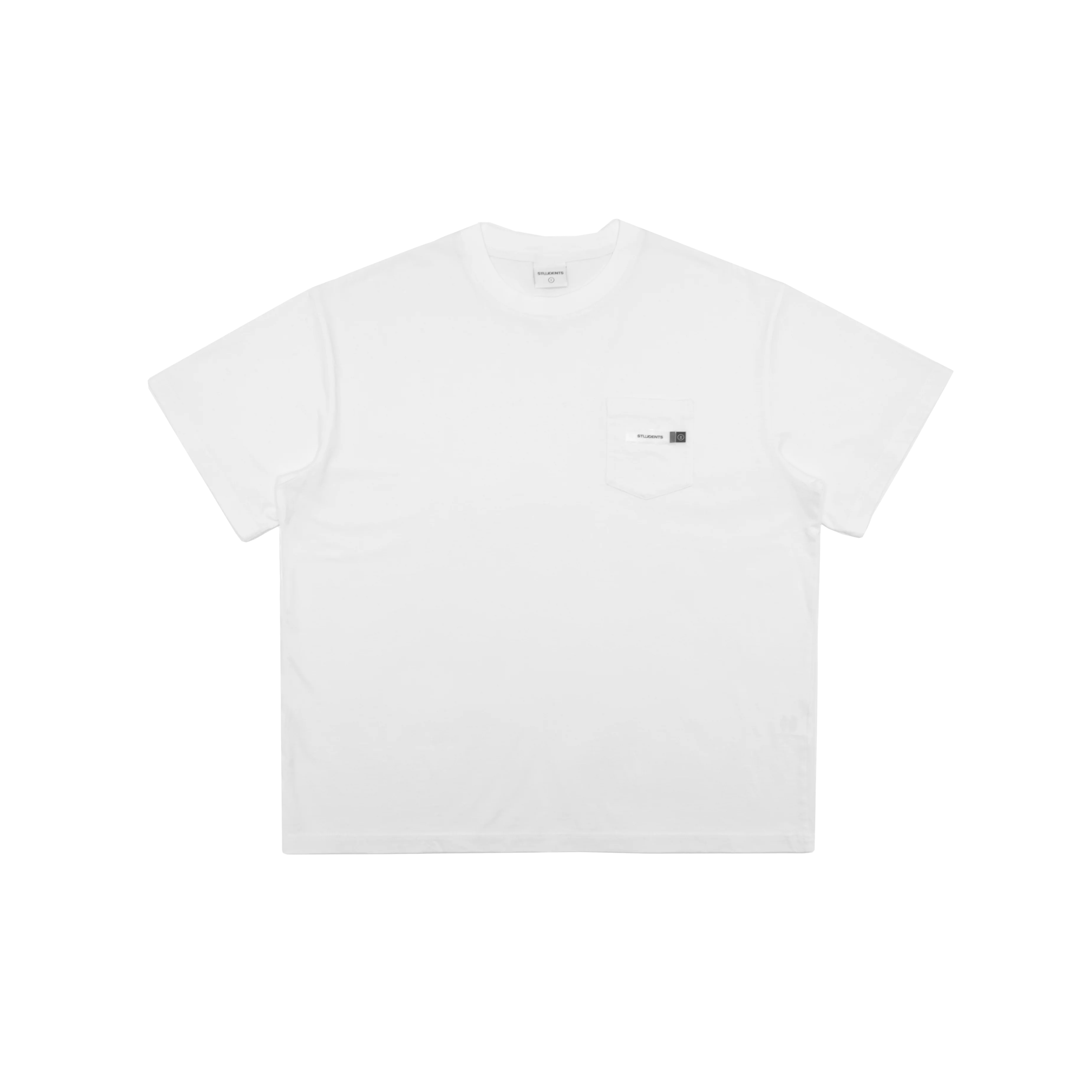 Students Golf Primary Pocket T-shirt White - Image 3